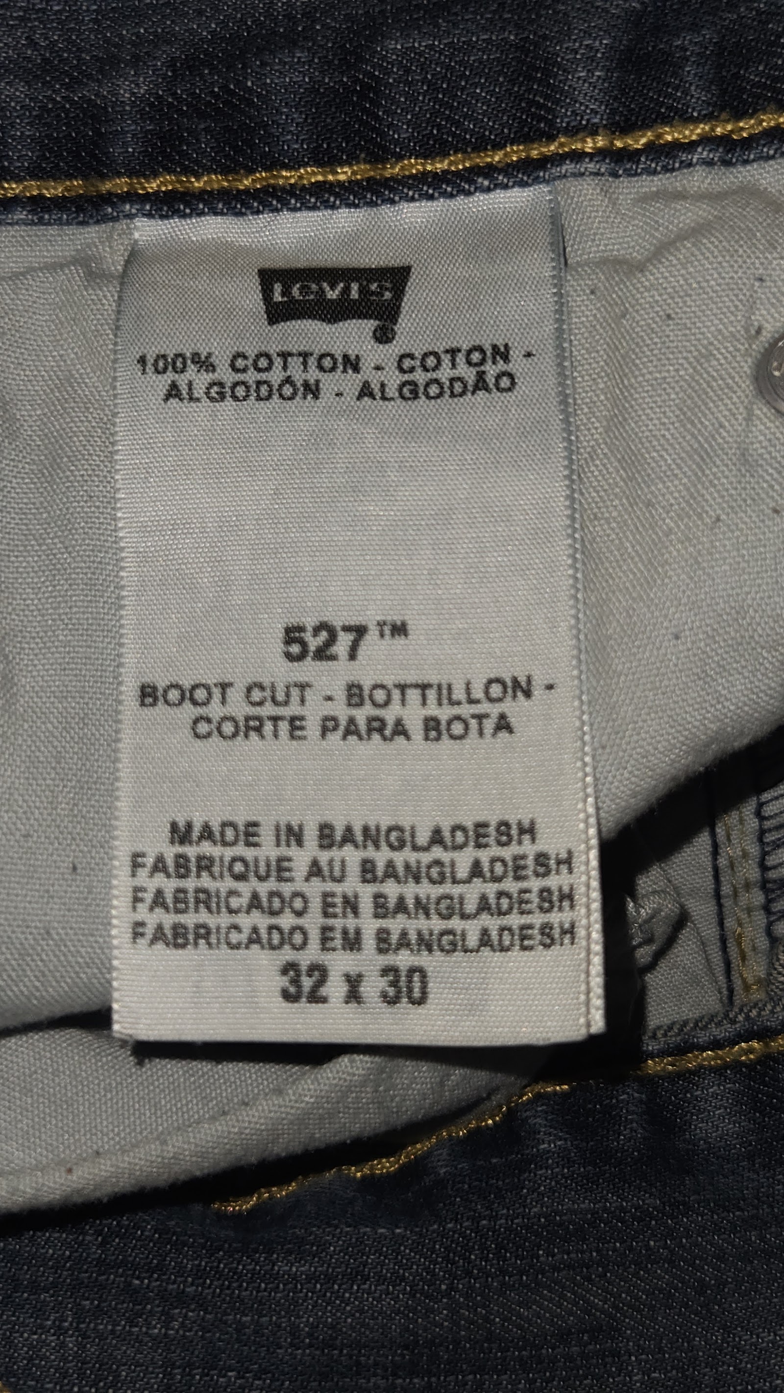 Lee Blue Boot Cut Jeans, W32 L30 (labelled), photo 6