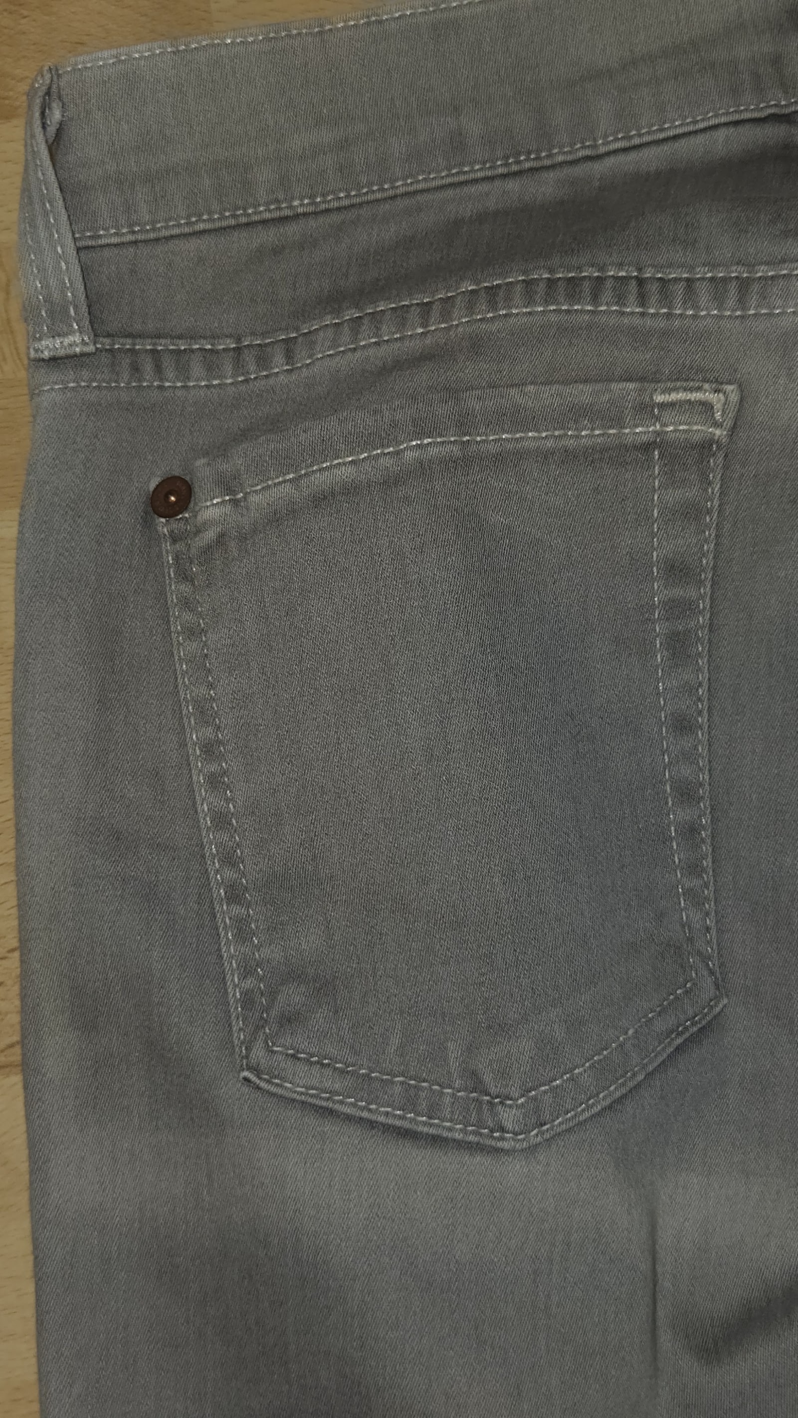 7 For All Mankind Grey Skinny Jeans, 27 (labelled), photo 9
