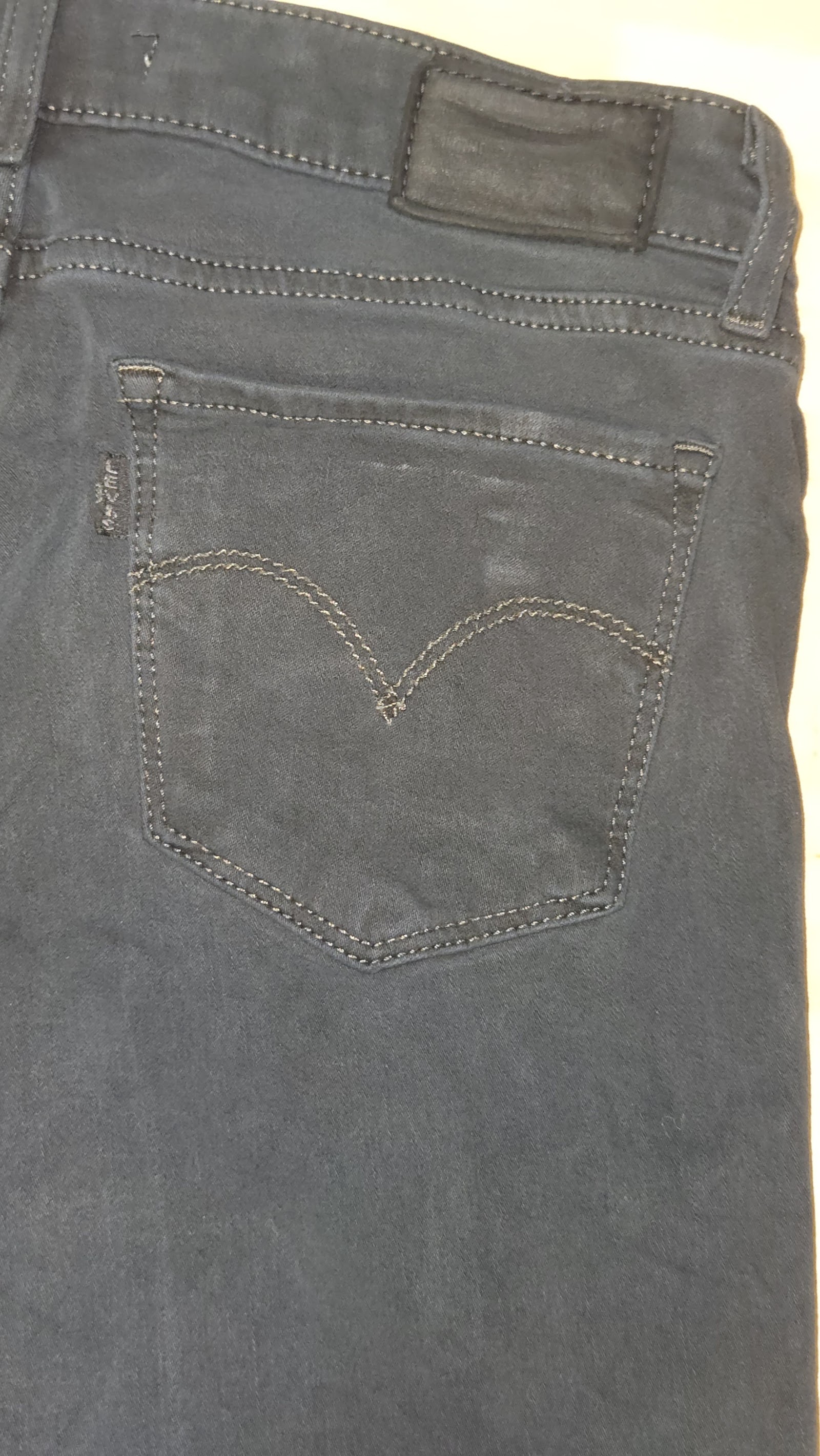 Levi's 711 Skinny Washed Black Jeans, W26 L30 (labelled), photo 9