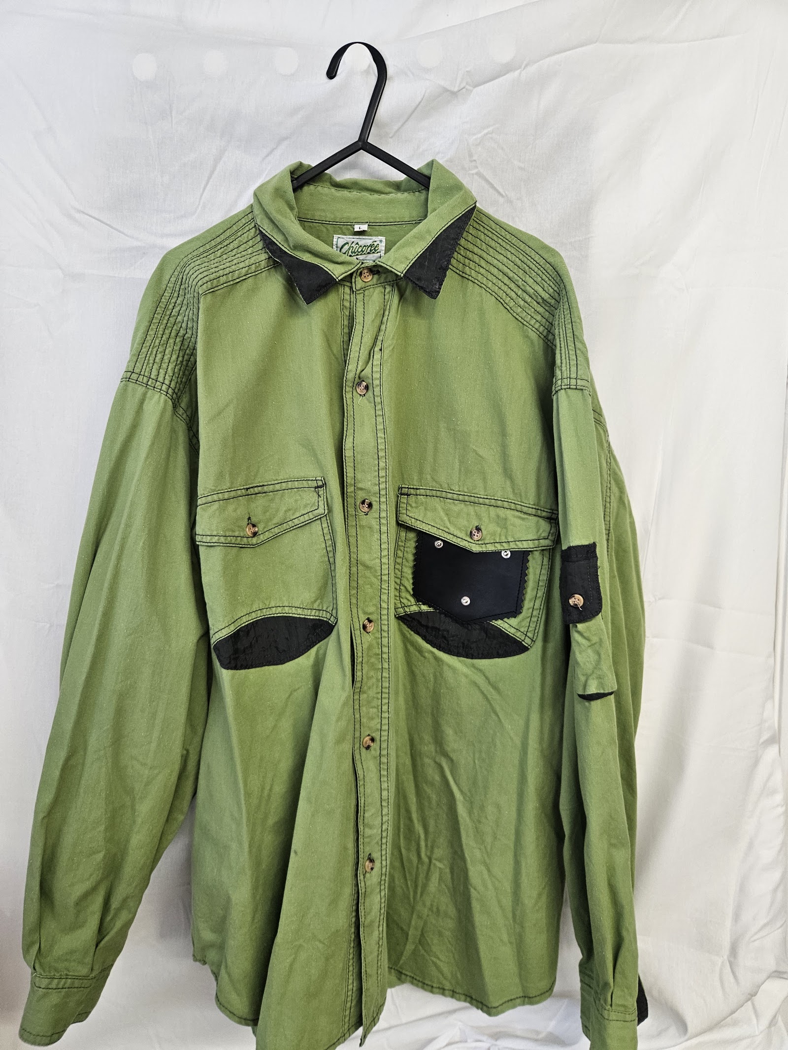 Genuine Chicoree Green utility overshirt, Large, photo 2