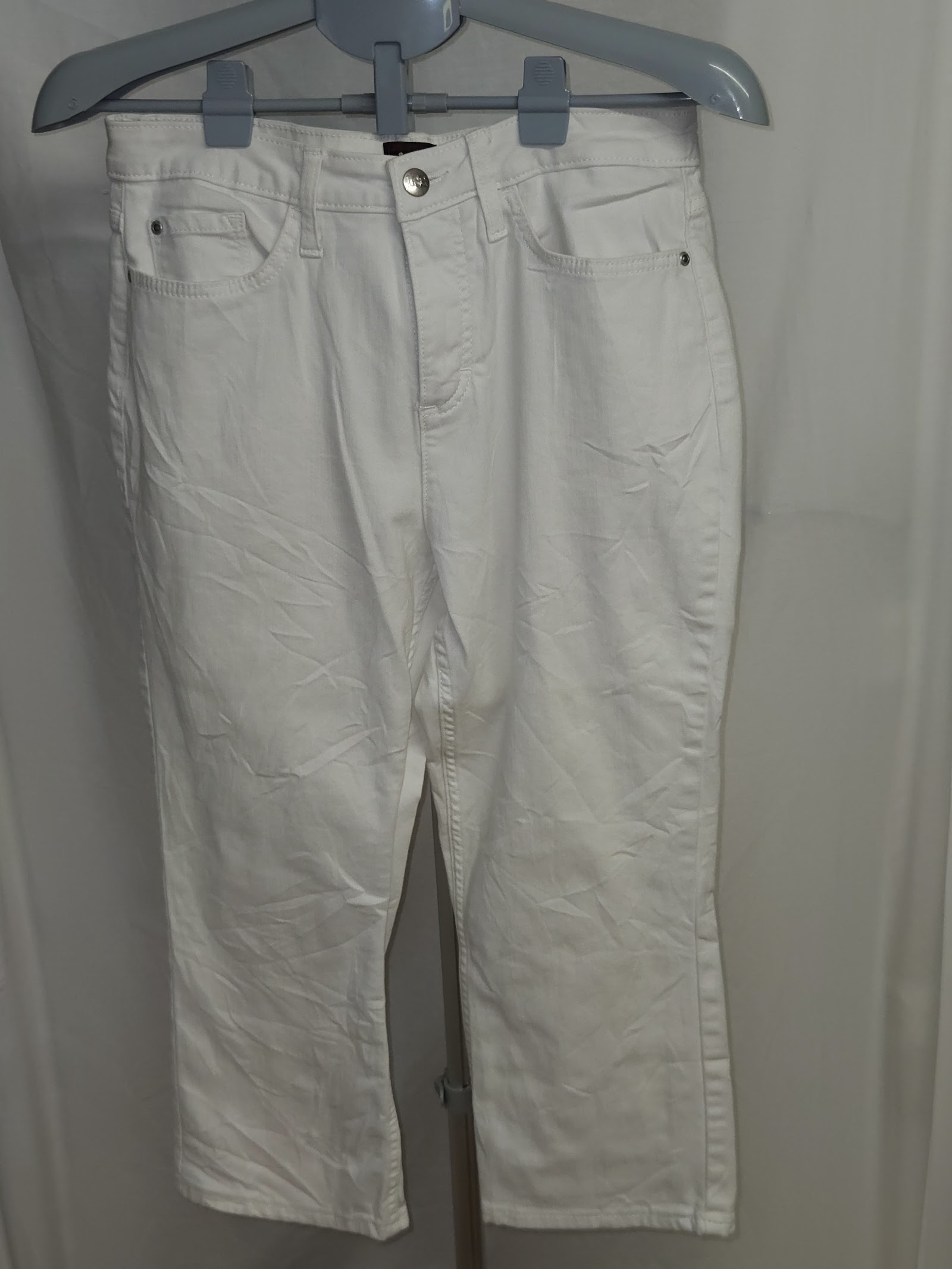 Genuine Lee White Five Pocket Capri Jeans, 10 Medium, photo 2