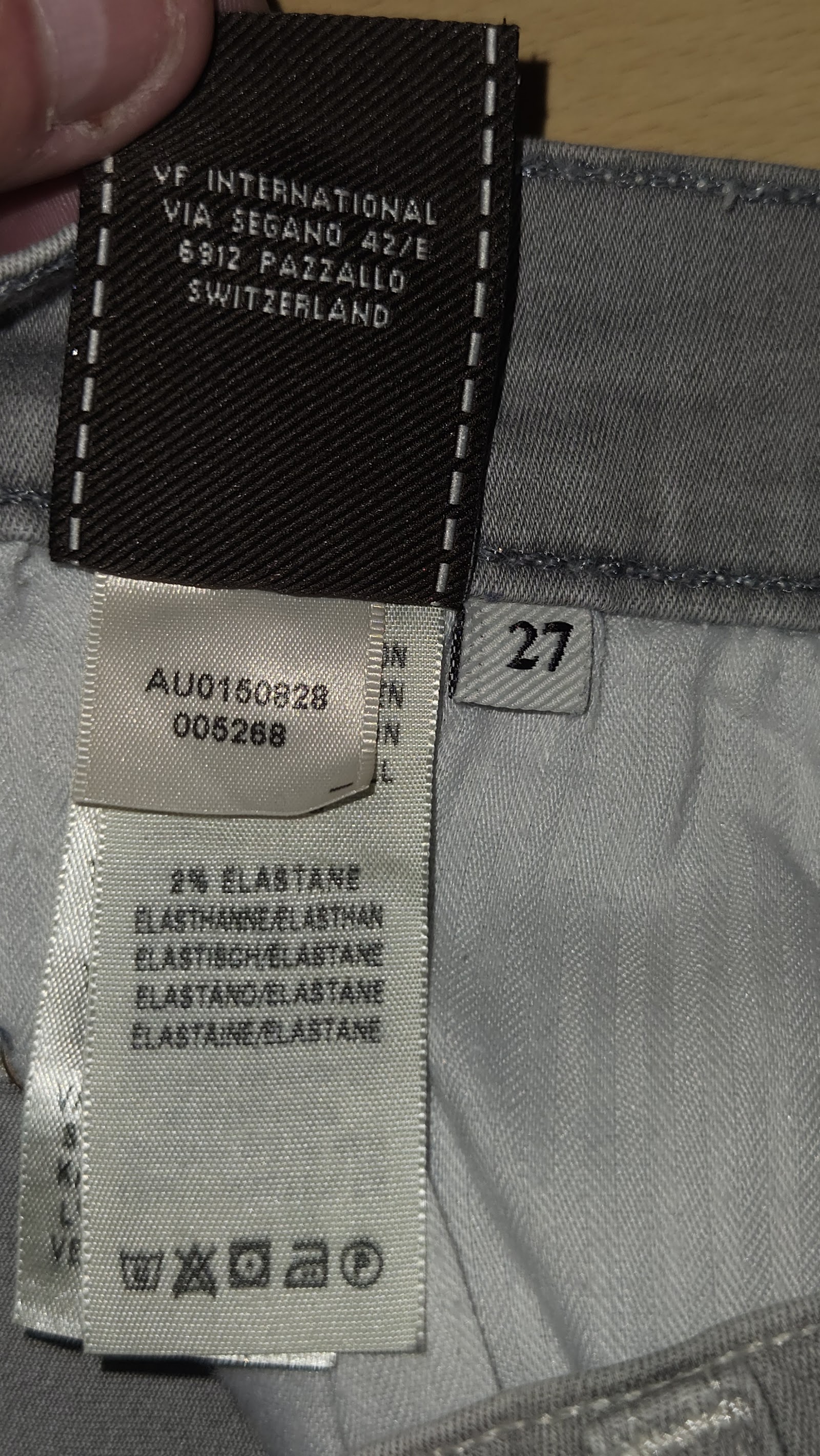 7 For All Mankind Grey Skinny Jeans, 27 (labelled), photo 6