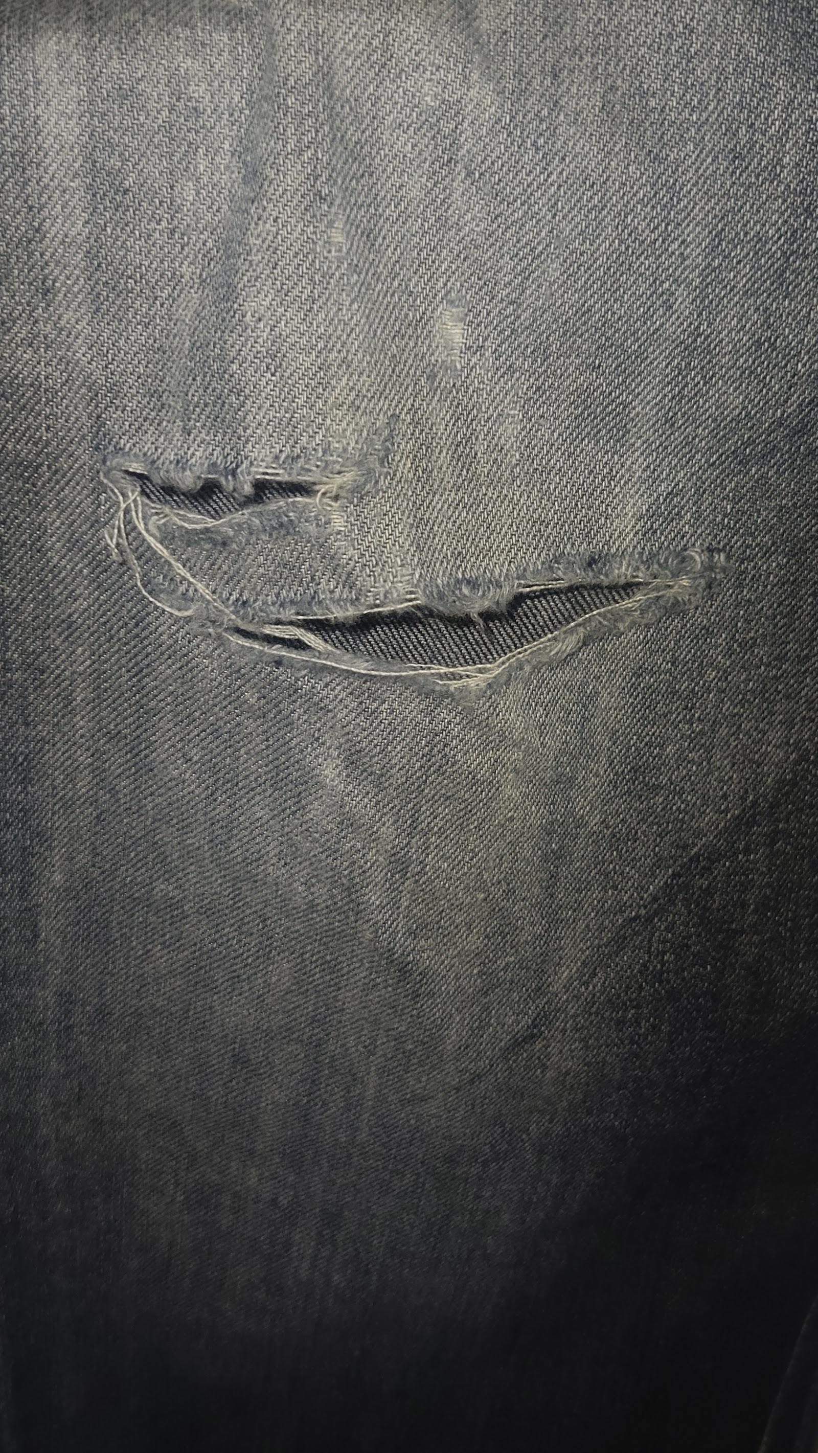 True Religion Washed Blue Heavy Stitch Flap Pocket Distressed Jeans, W36, photo 4
