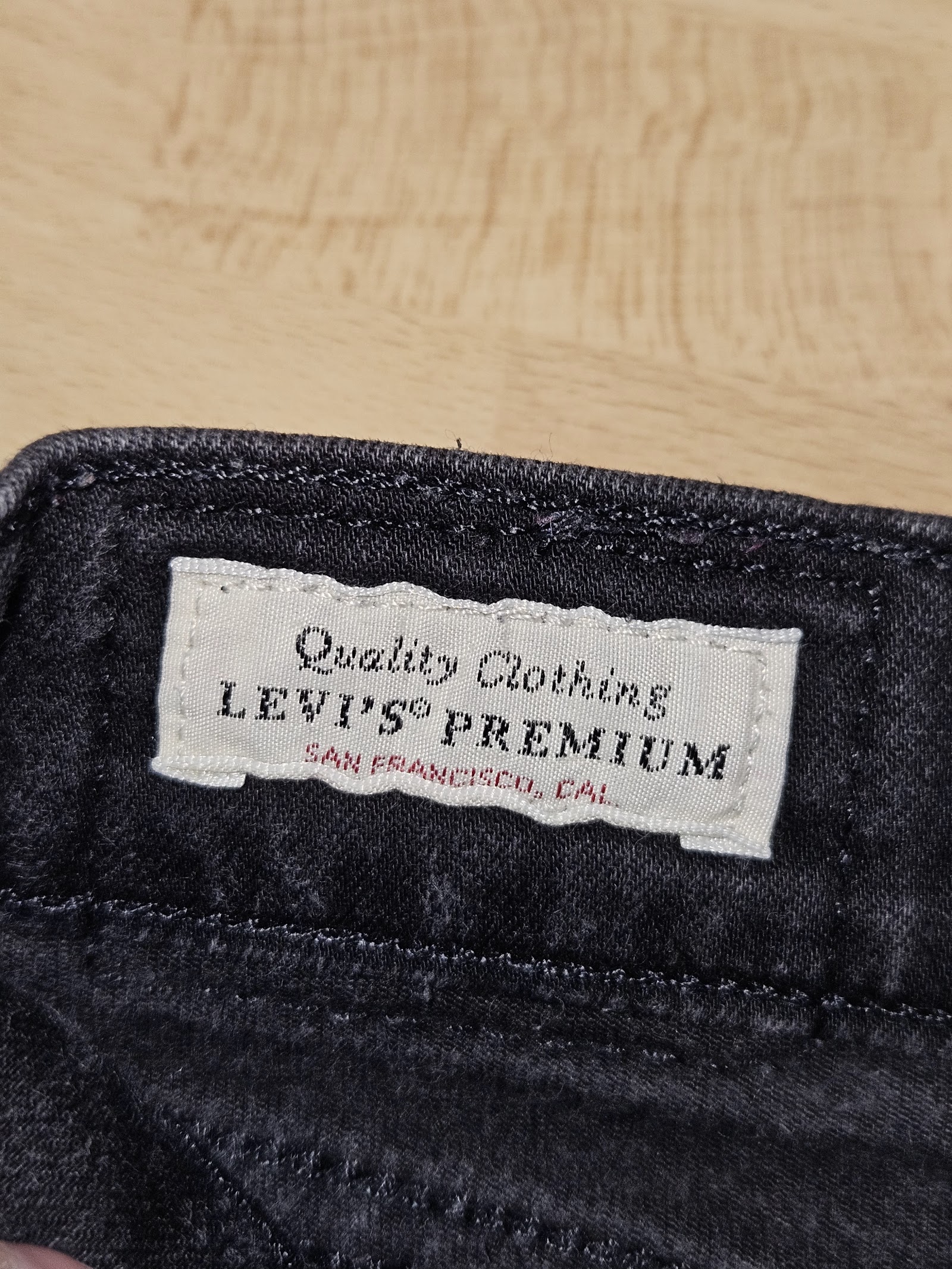 Genuine Levi's 710 Super Skinny Black Jeans, W30 L30, photo 4
