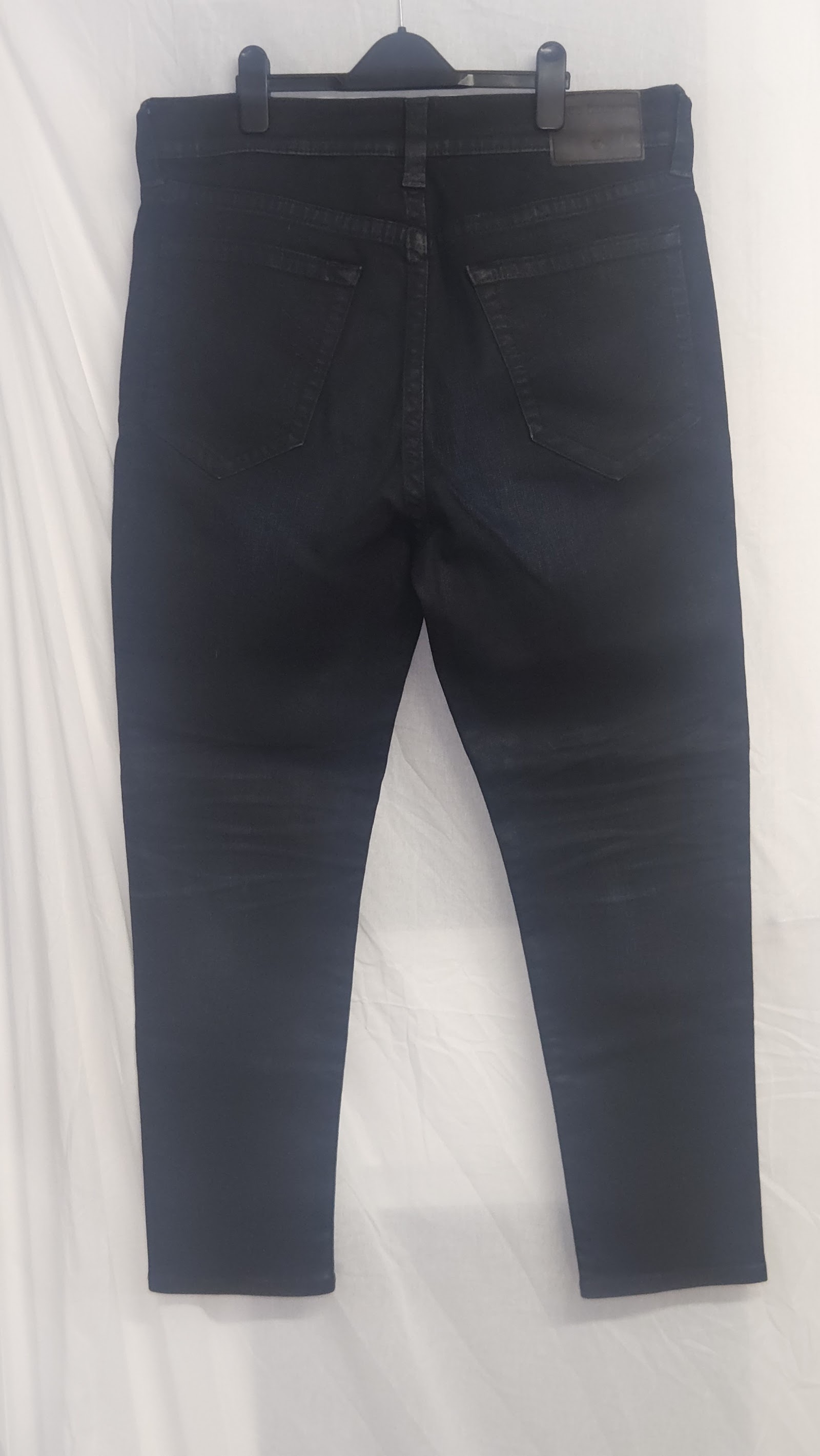 True Religion Marco Washed Black Relaxed Taper Jeans, W33, photo 2