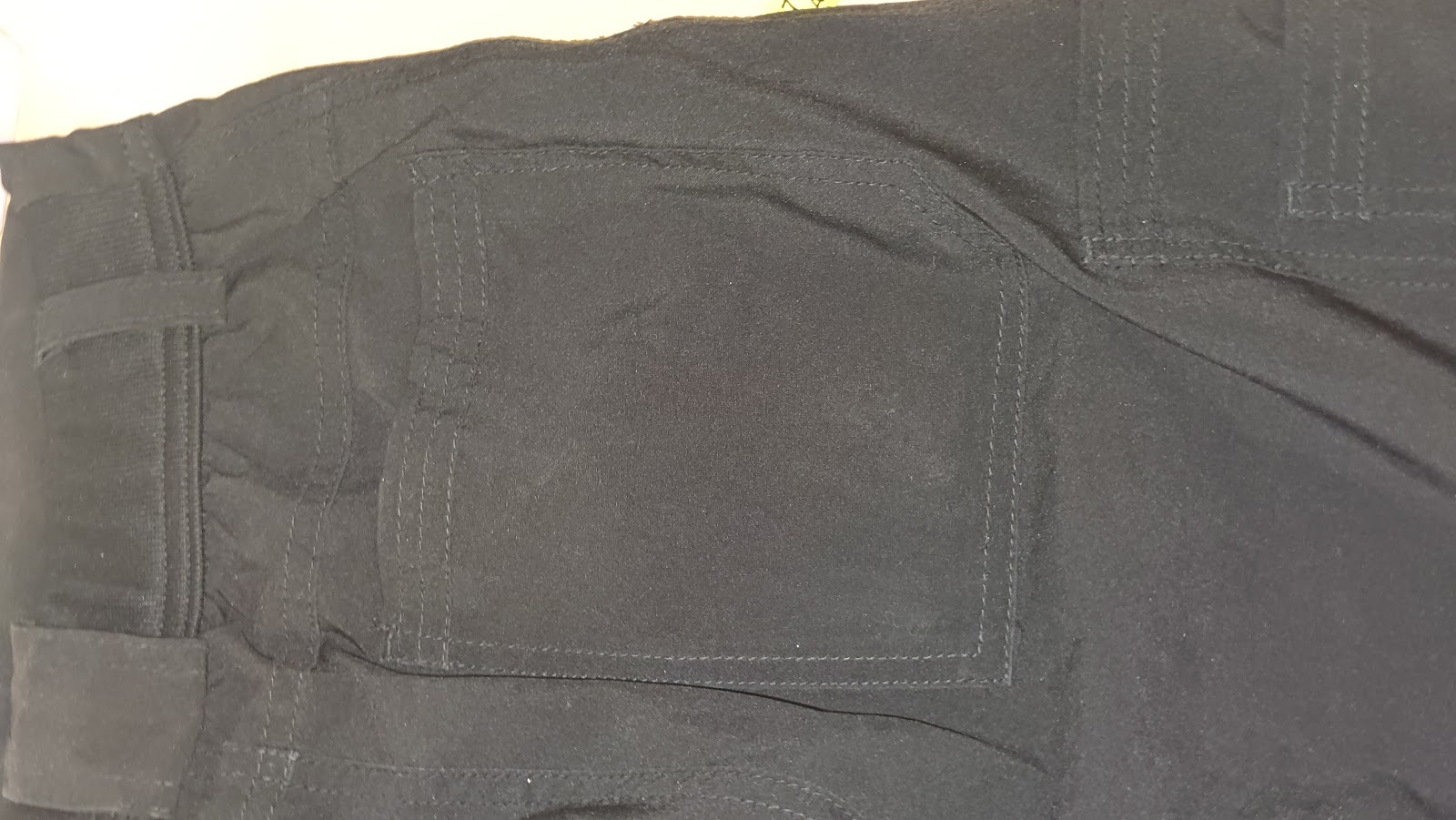 Unbranded Black Smart Straight Leg Trousers, Measured W25 approx., photo 9