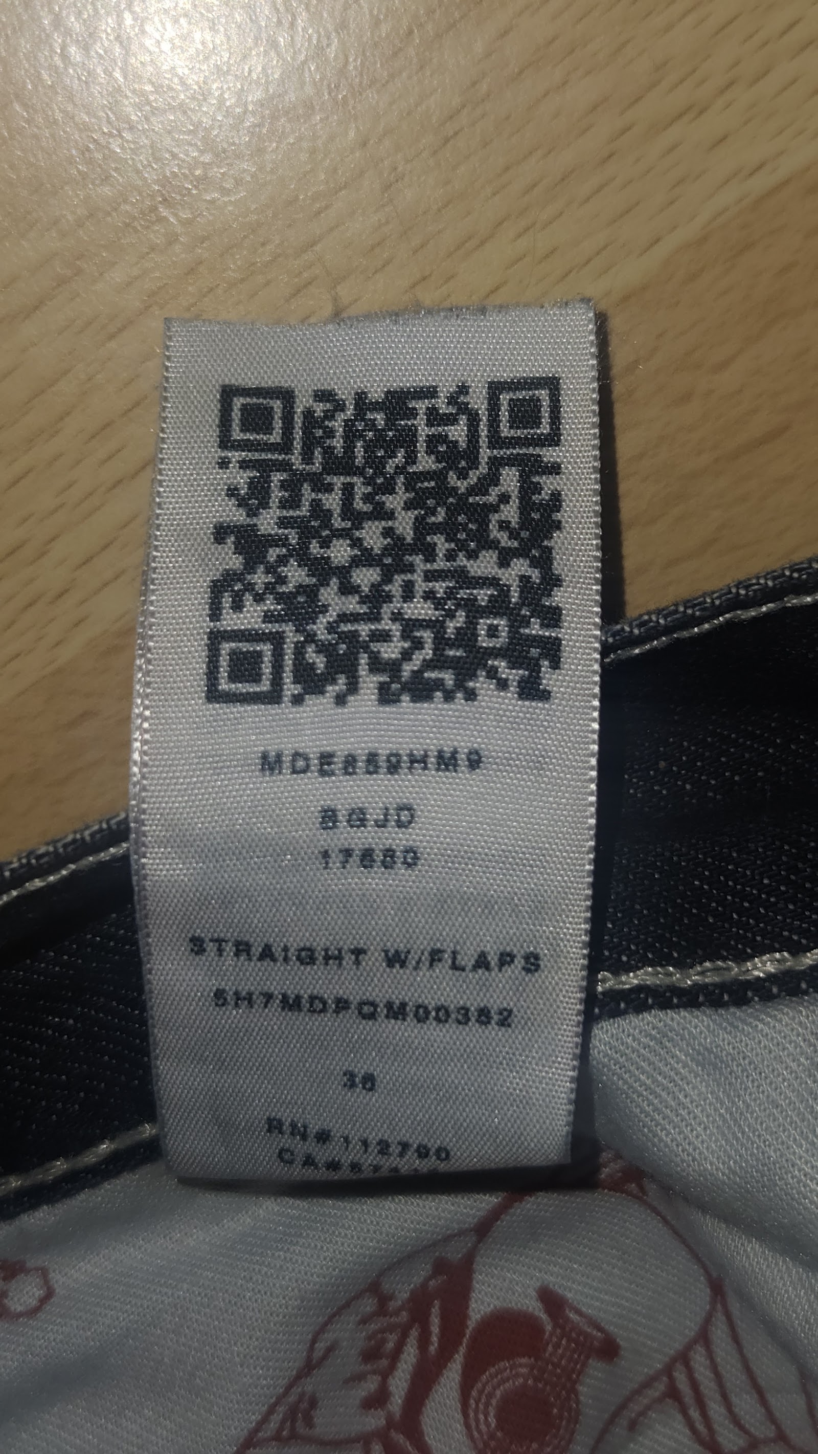 True Religion Washed Blue Heavy Stitch Flap Pocket Distressed Jeans, W36, photo 9