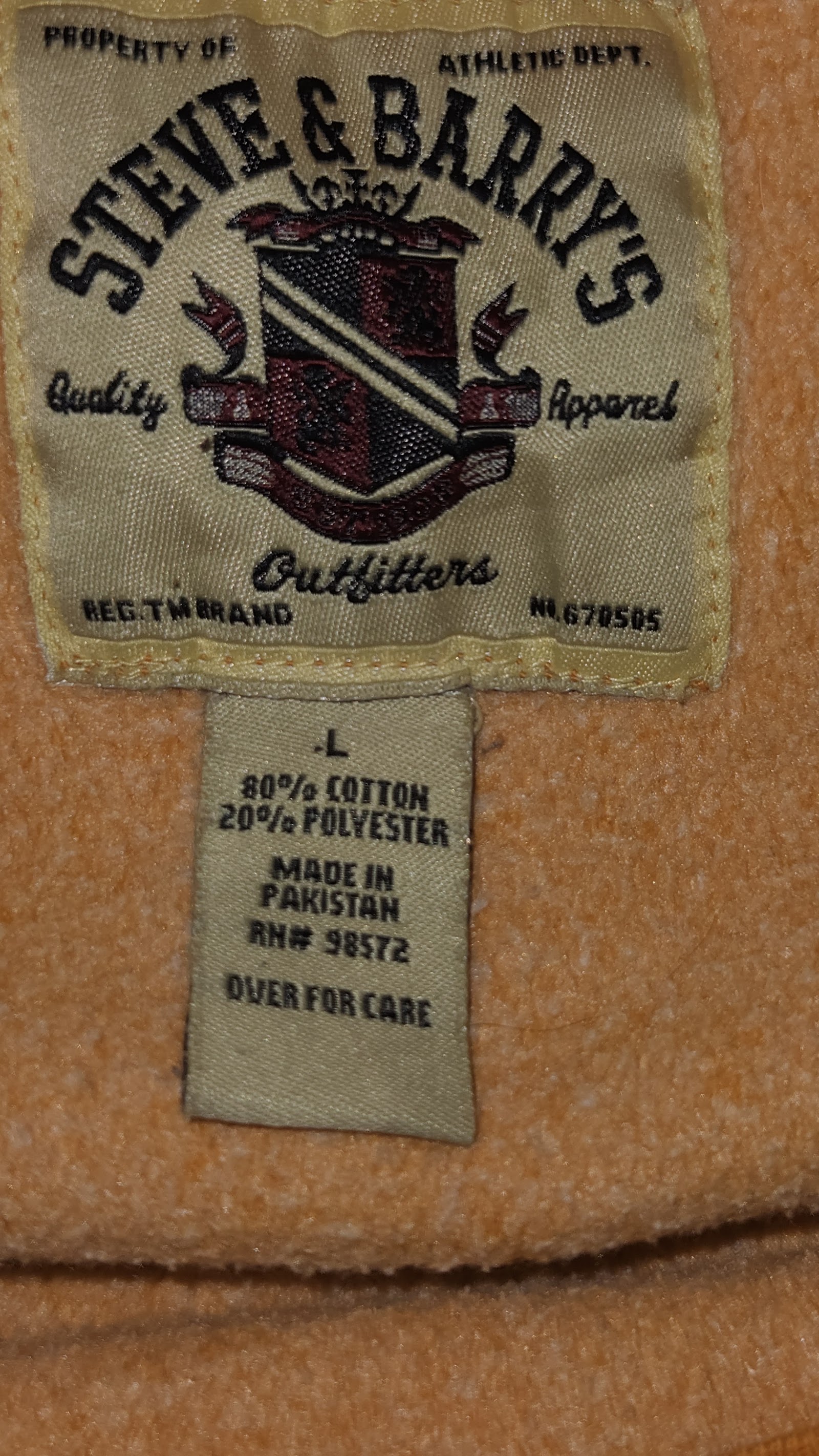 Steve & Barry's Tennessee Graphic Crew-Neck Sweatshirt, L (labelled), photo 4