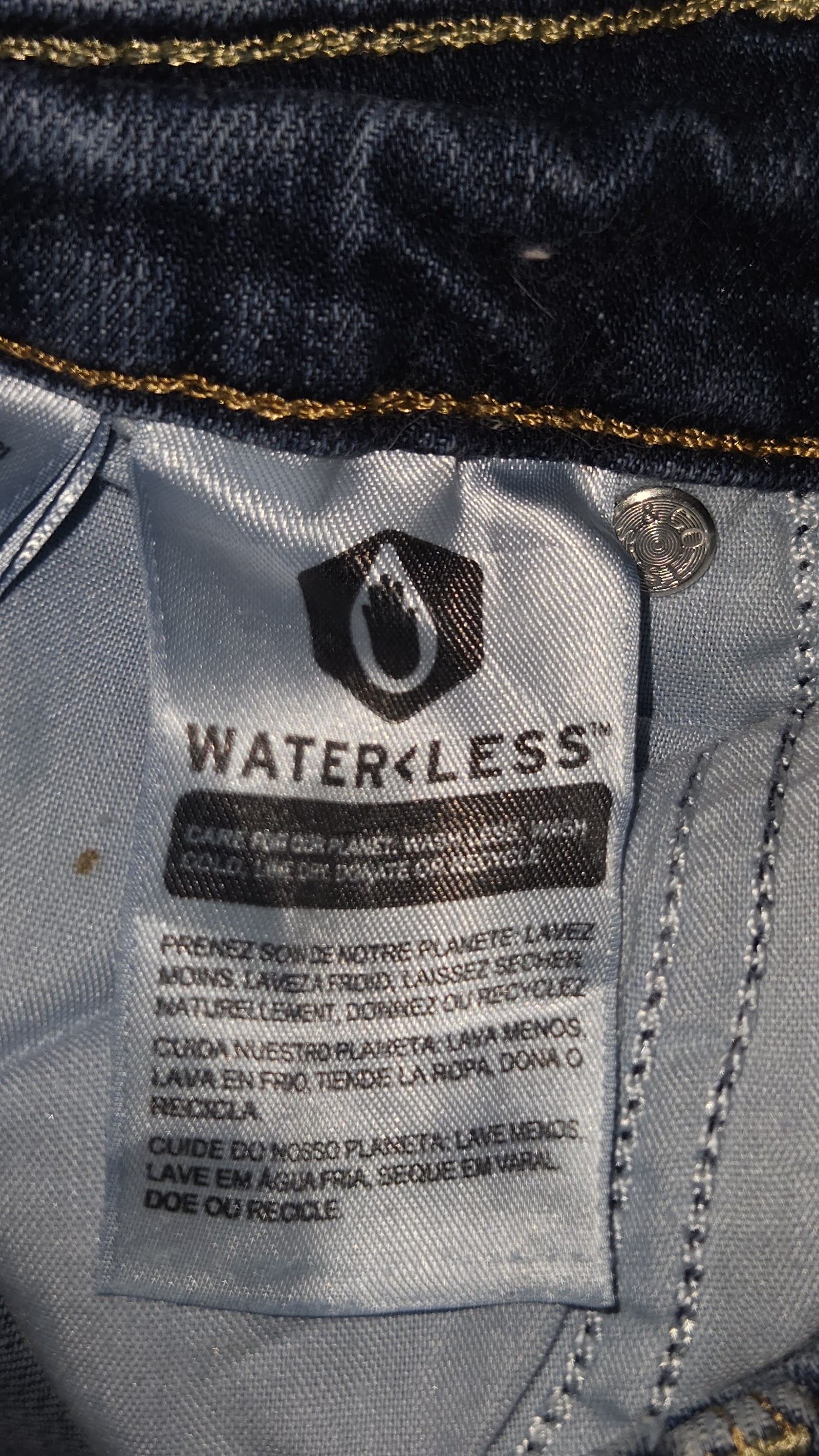 Levi's 505 Straight Blue Jeans, W27 L32 (labelled), photo 4