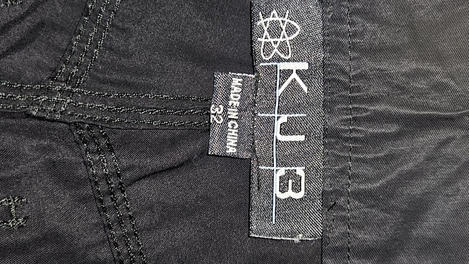 KJB Black Cargo Trousers, XS (labelled), photo 3