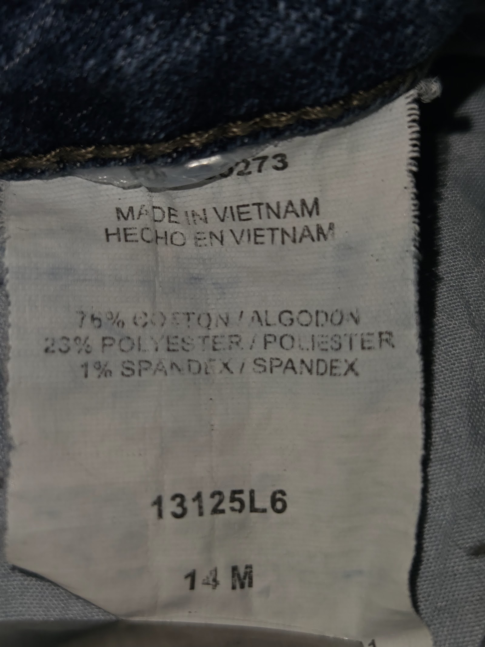 Genuine Riders by Lee Mid Blue Capri Jeans, 14 M, photo 4