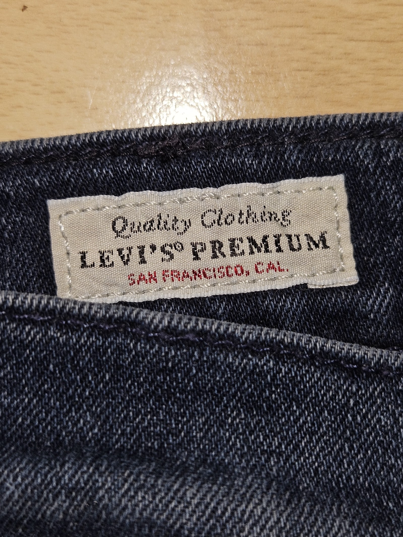 Genuine Levi's Premium Dark Blue Slim Jeans, W30 L32, photo 3