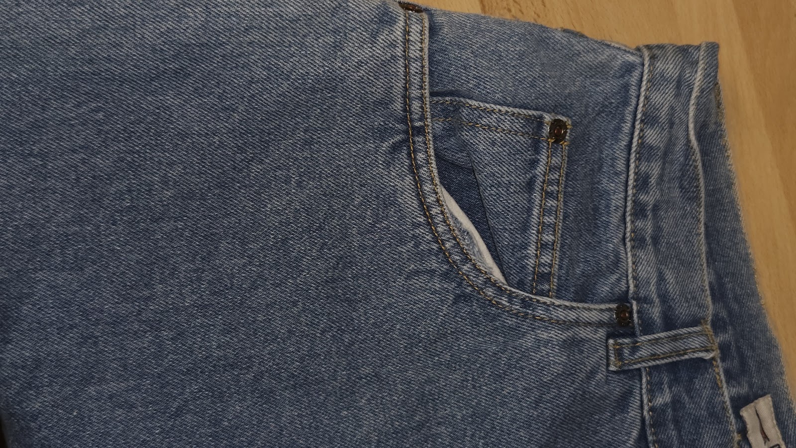 Unbranded Light Blue Loose Leg Cotton Jeans, 22 (labelled; system unspecified), photo 5
