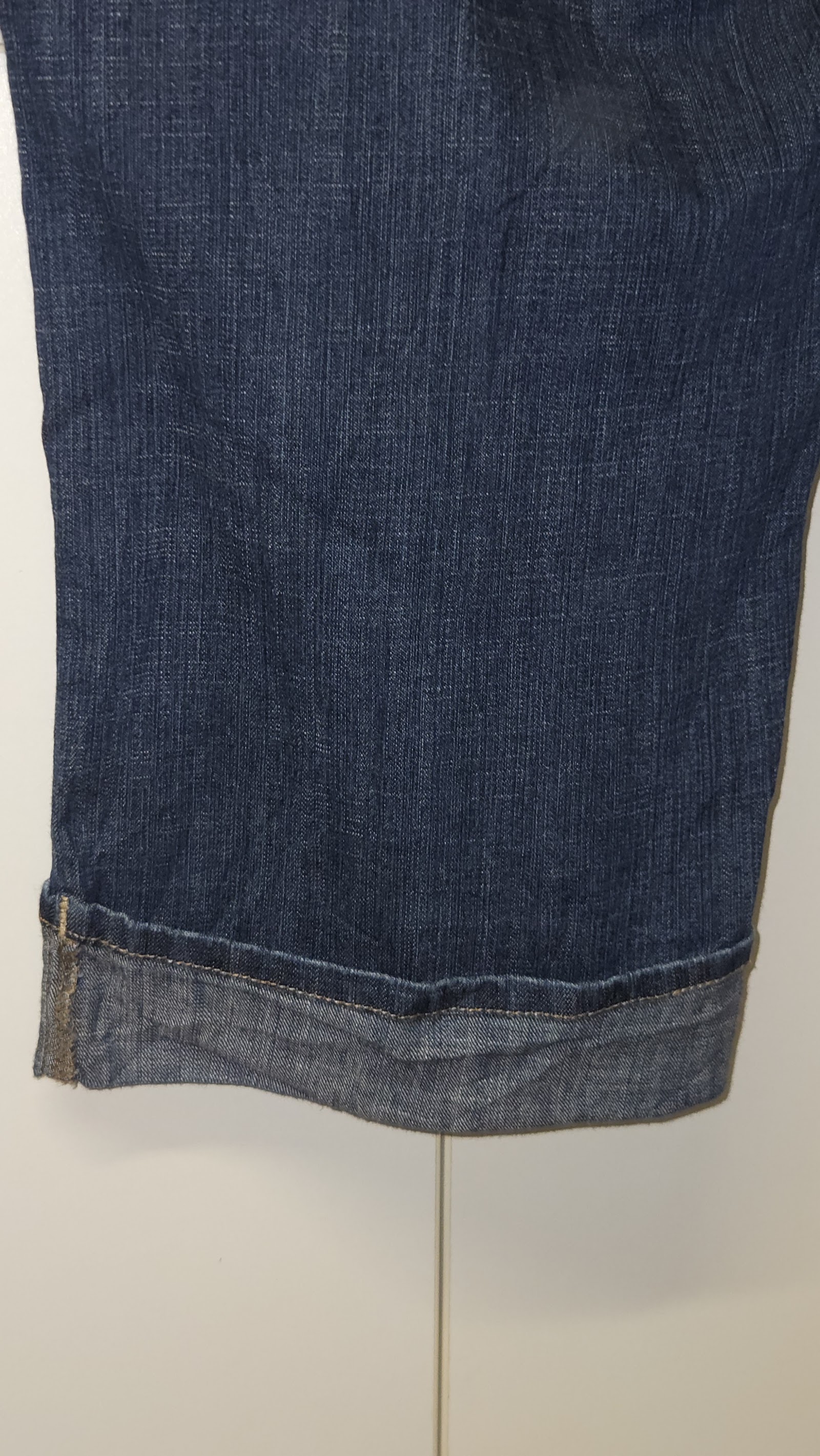 Riders by Lee Dark Blue Turn-Up Capri Jeans, Measured W35 approx., photo 10