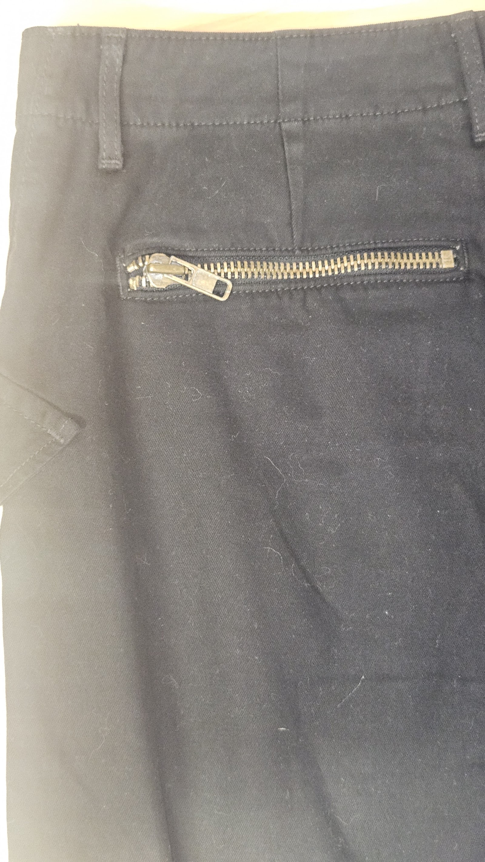 True Religion Black Drop Crotch Zip Cuff Trousers, 5 (labelled; system unspecified), photo 8