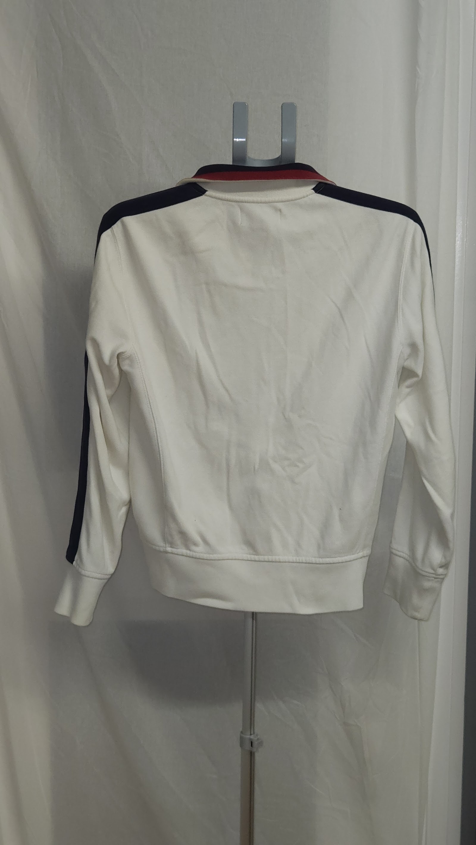 Polo by Ralph Lauren White Long Sleeve Piped Polo Shirt, S (labelled), photo 2