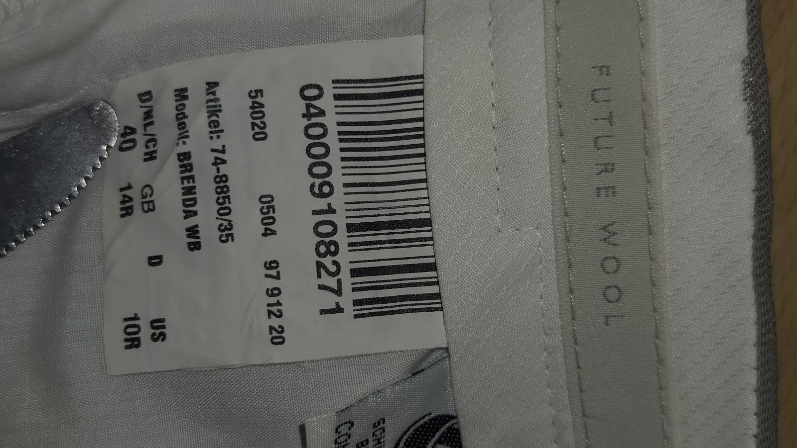 Brax Beige Feel Good Straight Trousers, DE 40 / UK 14R / US 10R (labelled), photo 4