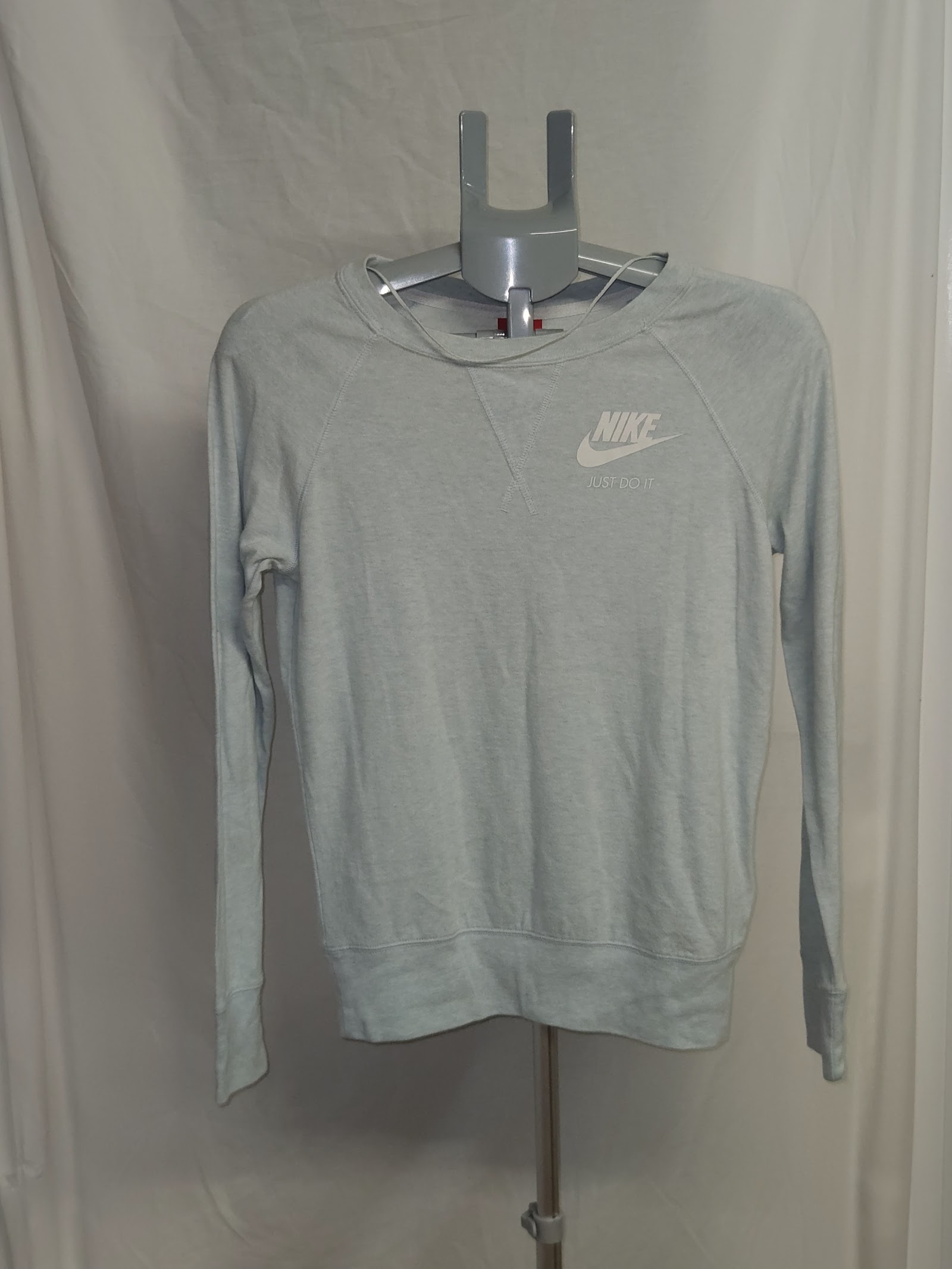 Nike Pale Blue Just Do It Lightweight Sweatshirt