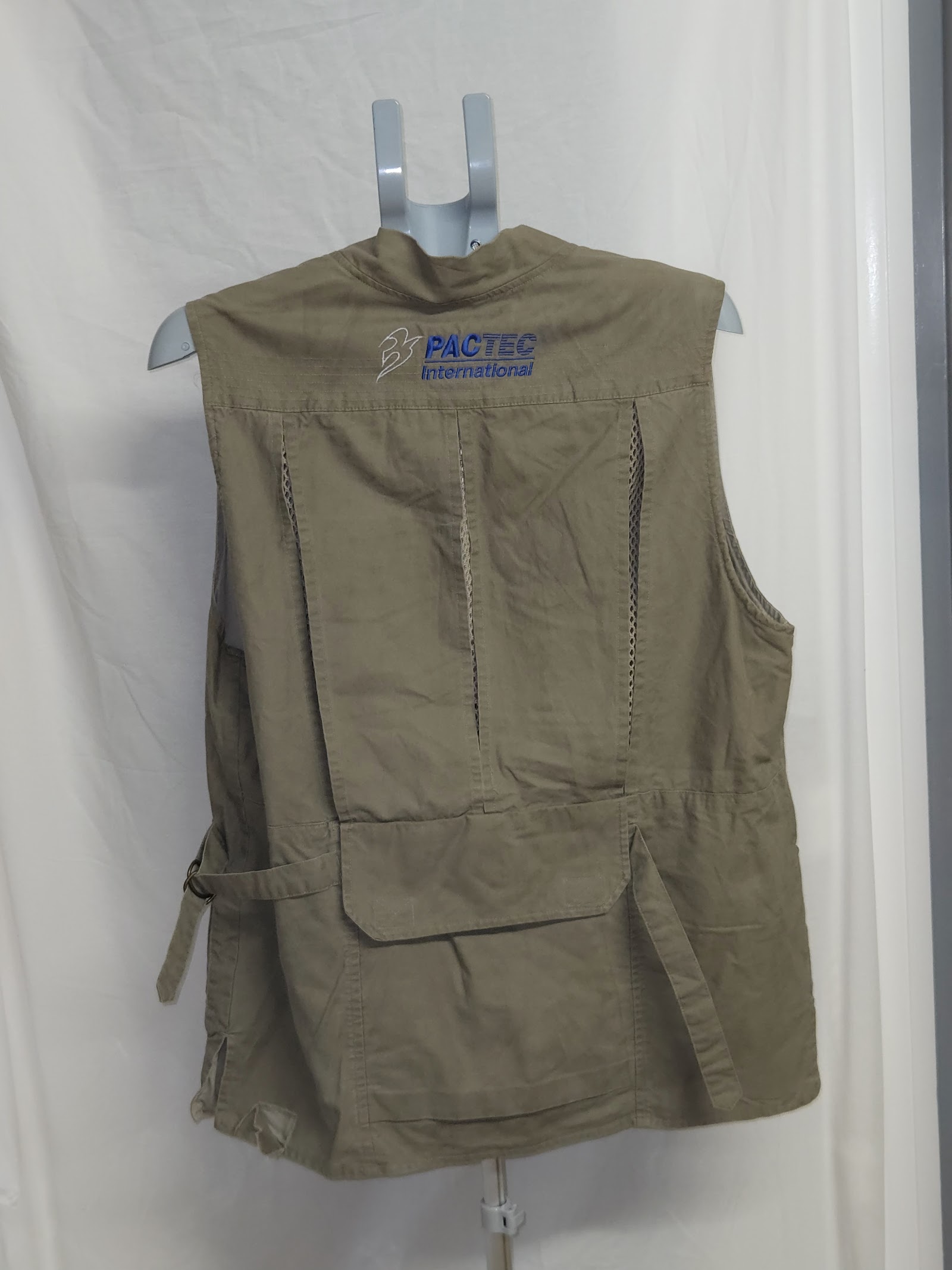 Genuine Pro Action / PACTEC International Olive Multi-Pocket Fishing Utility Waistcoat, Medium, photo 2