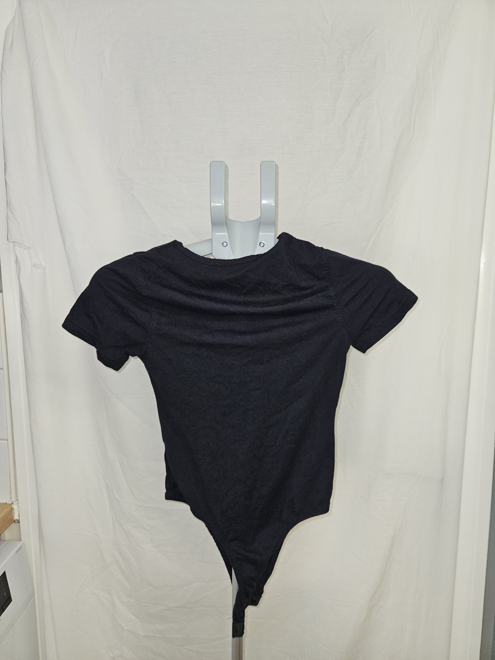 Genuine PrettyLittleThing Women's Black Short Sleeve Bodysuit Size XS, XS, photo 2