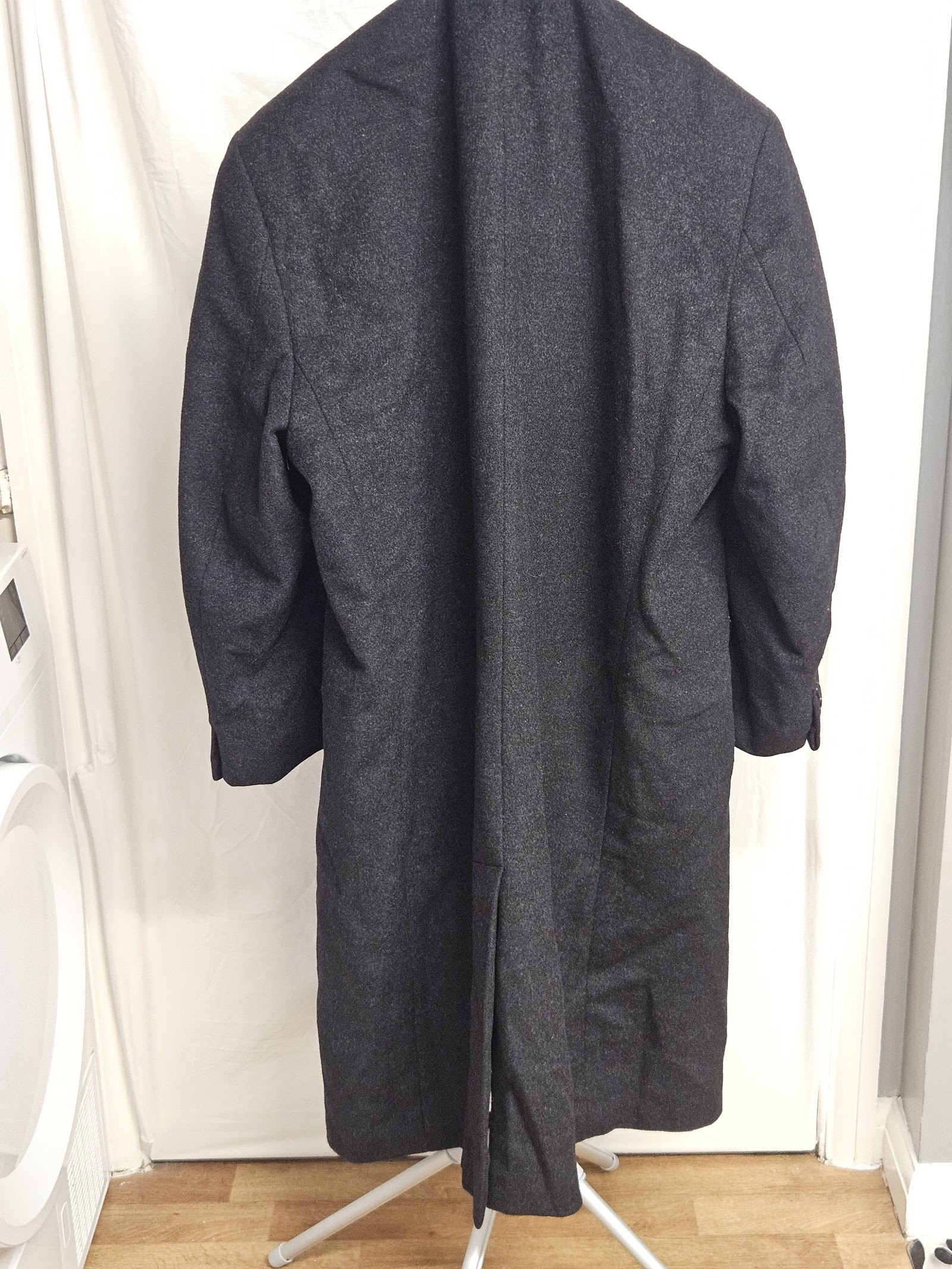 Genuine Nautica Charcoal Long Single-Breasted Heritage Overcoat, 40R, photo 2