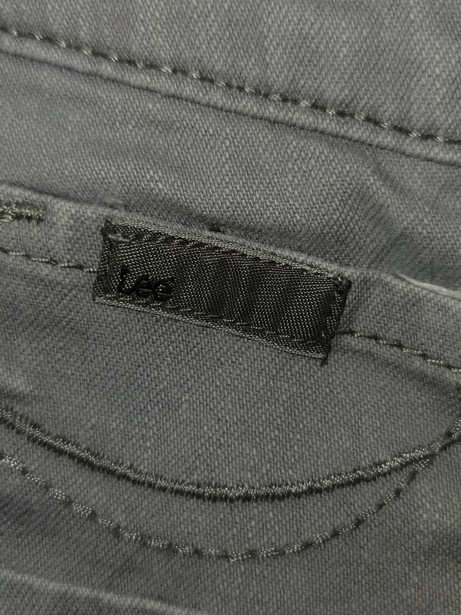 Genuine Lee Grey Lower Waist Capri Jeans, Measured UK 14, photo 4