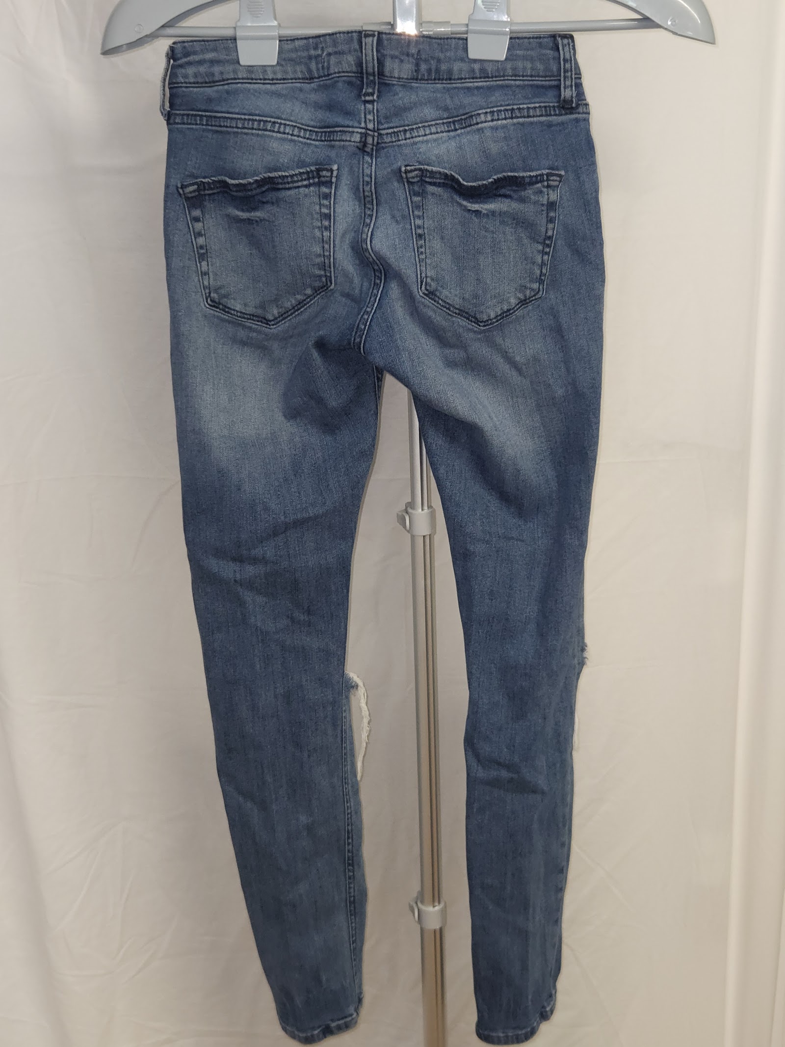 Genuine Denim Co. Blue distressed skinny jeans, UK 8 / EU 36 / US 4, photo 2