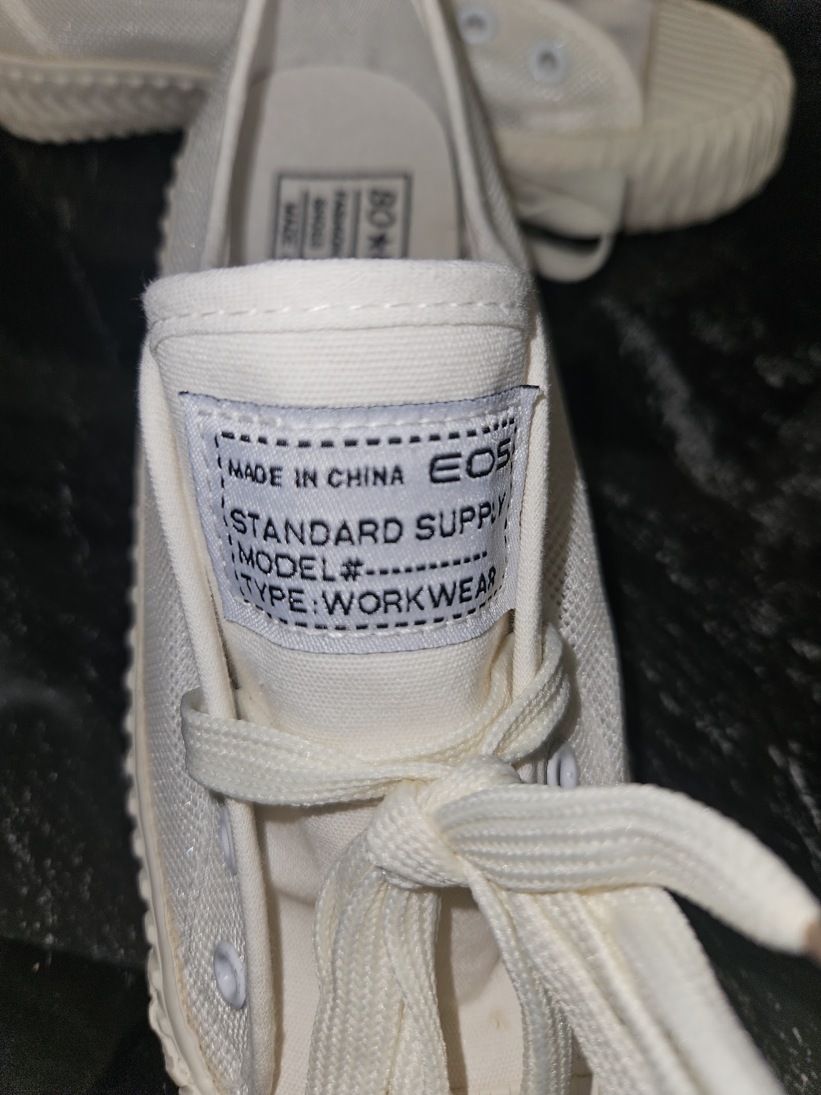 Genuine BO+FENG White Flower Canvas Trainers Textured Sole Size EU 38 UK 5, EU 38 / UK 5, photo 5