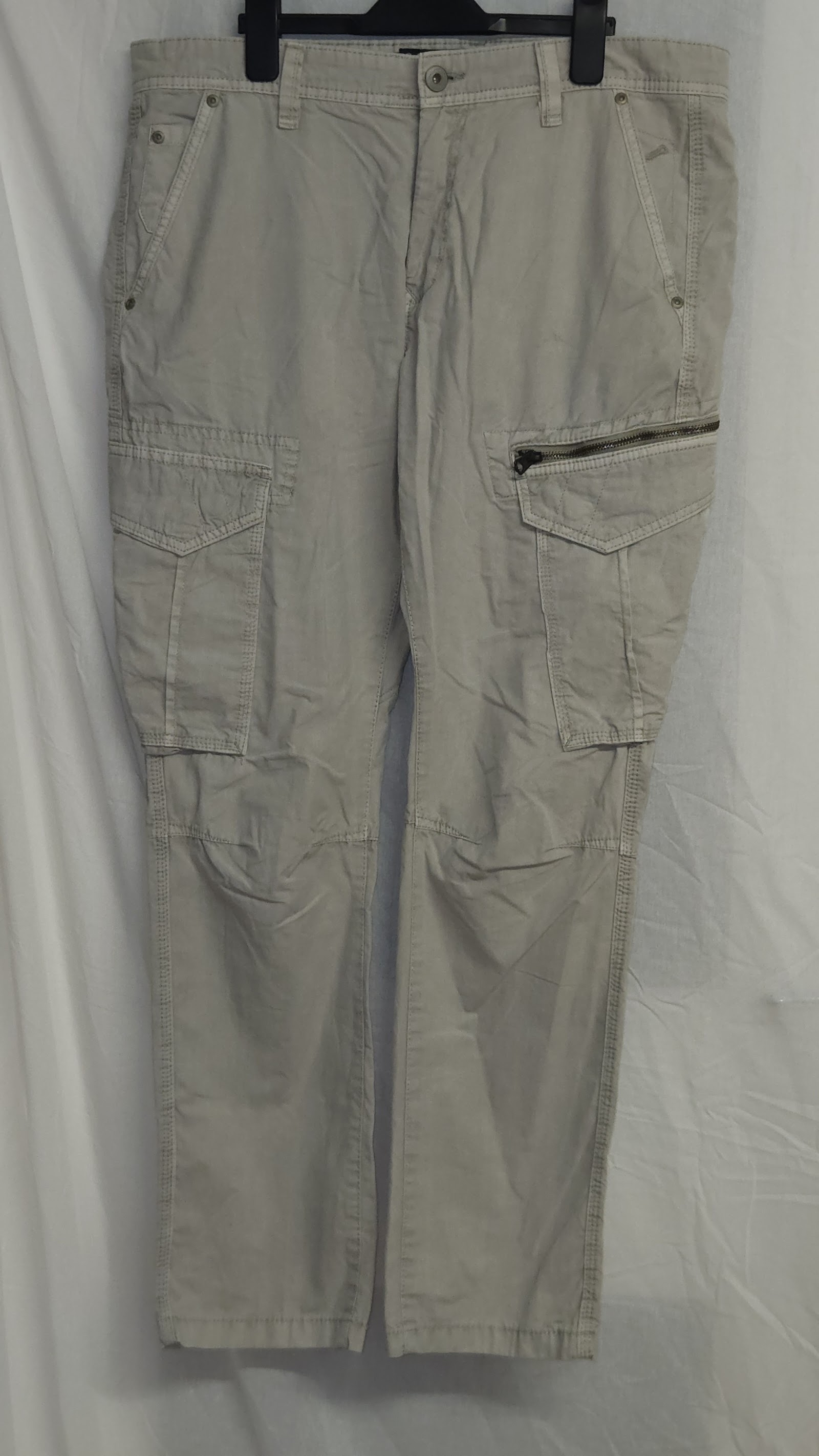 Canda Light Grey Regular Fit Trousers