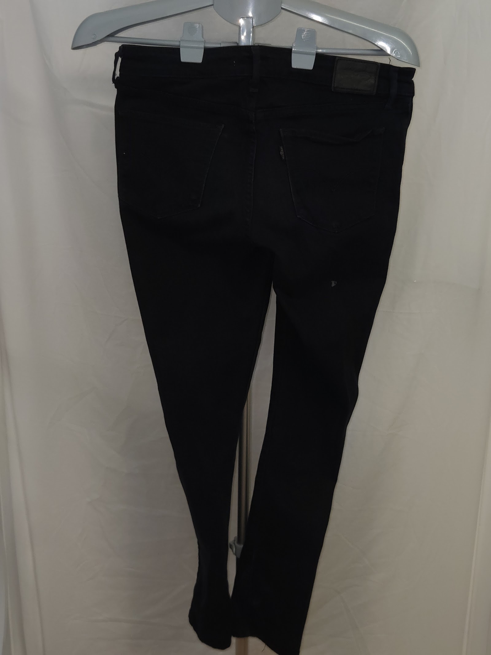 Genuine Levi's 711 Skinny Women's Black Jeans Size 29, 29, photo 2