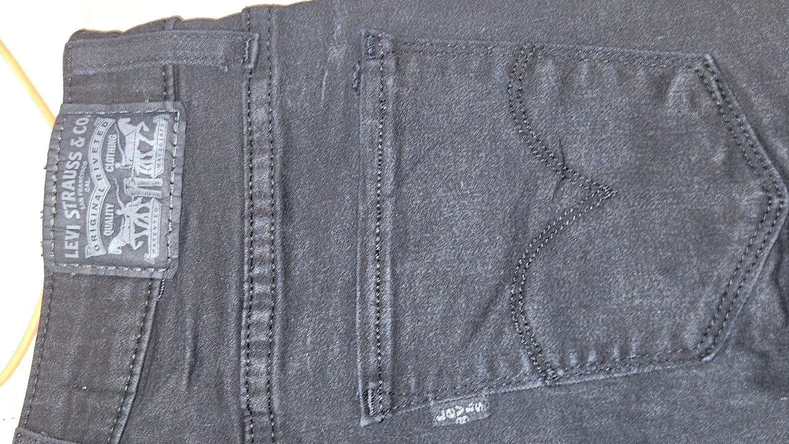 Levi's Washed Grey Water<Less Jeans, W24 L30 (labelled), photo 11