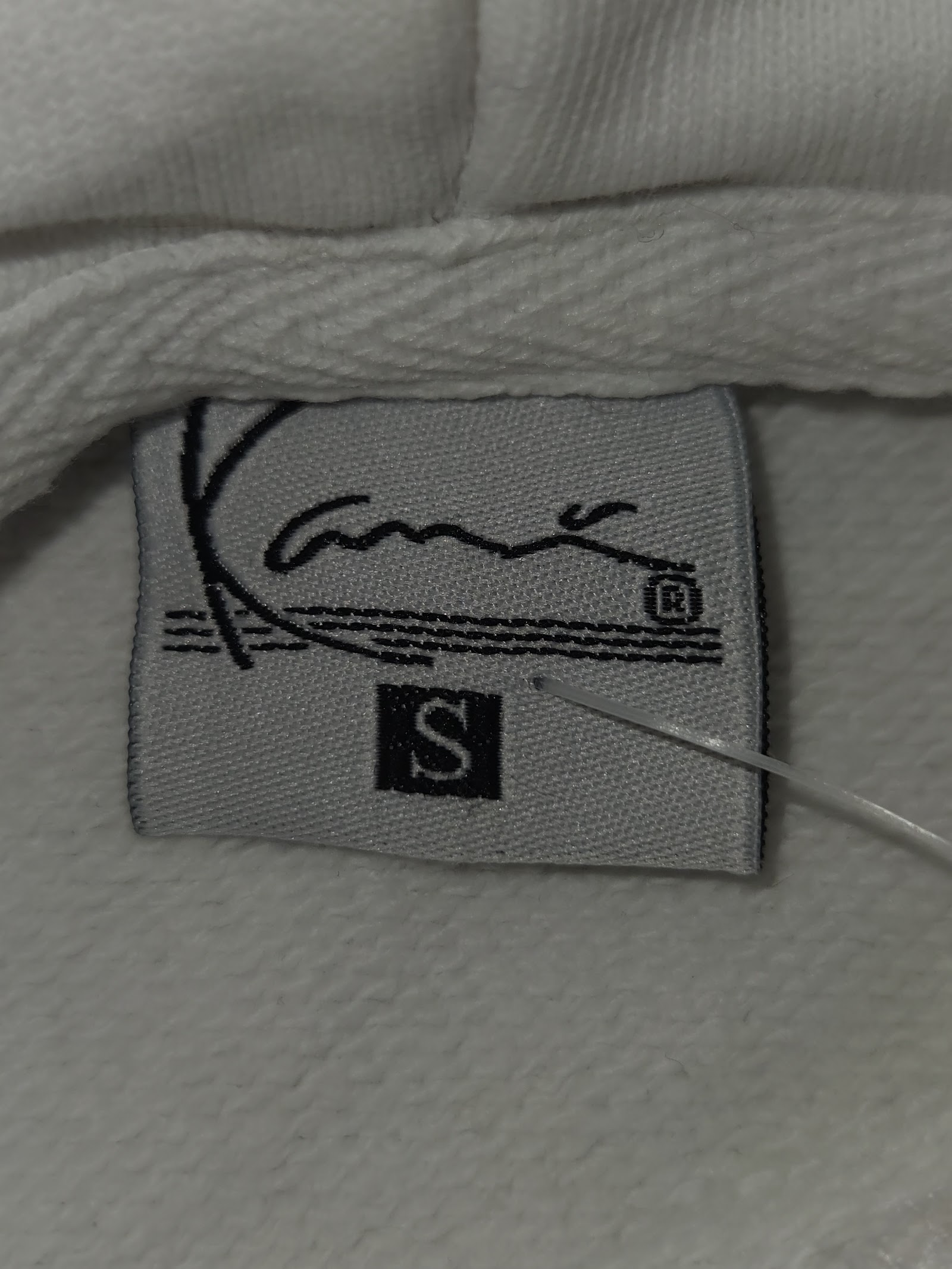 Genuine Karl Kani Cream Logo Pullover Hoodie, S, photo 3