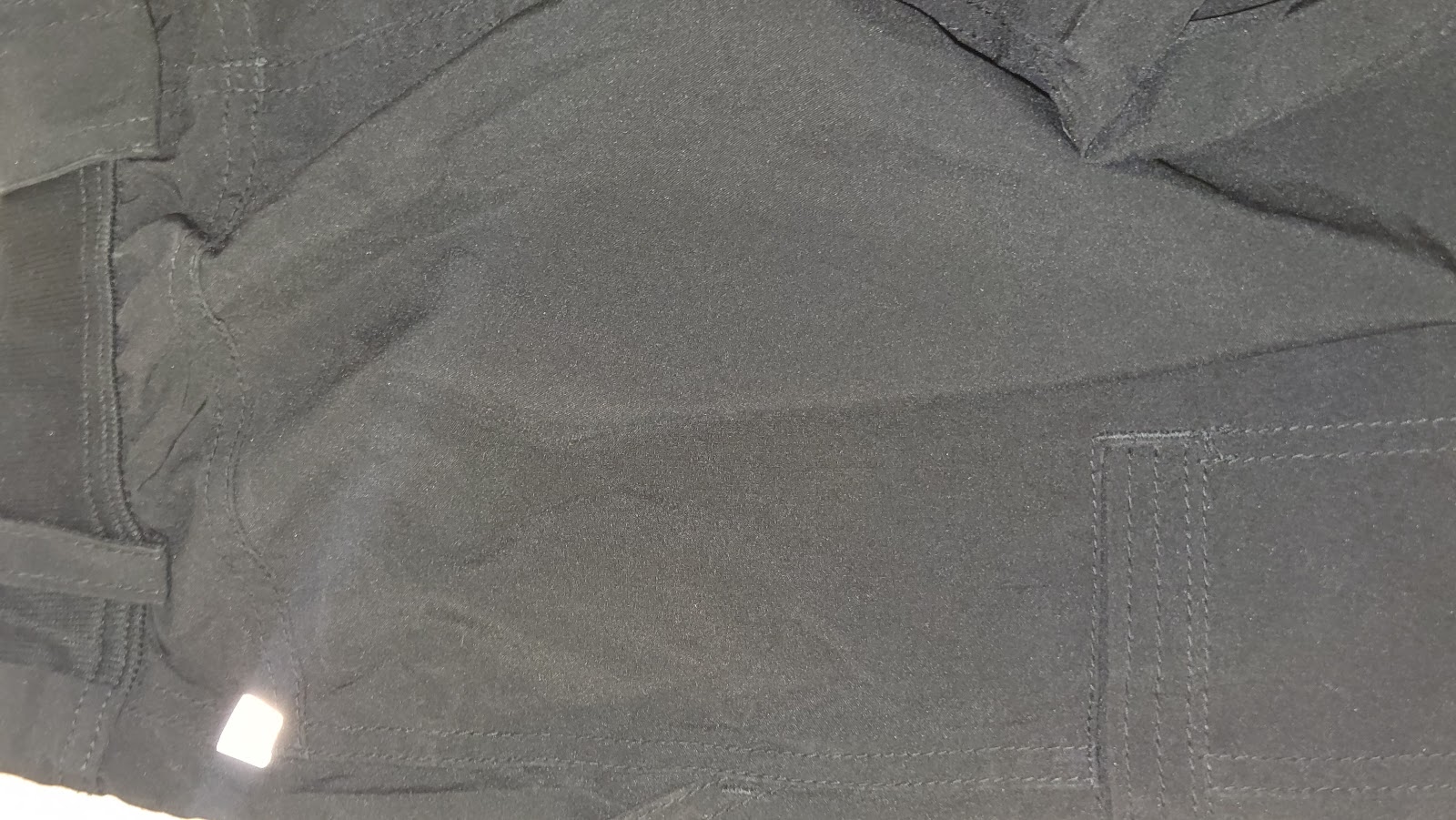 Unbranded Black Smart Straight Leg Trousers, Measured W25 approx., photo 8