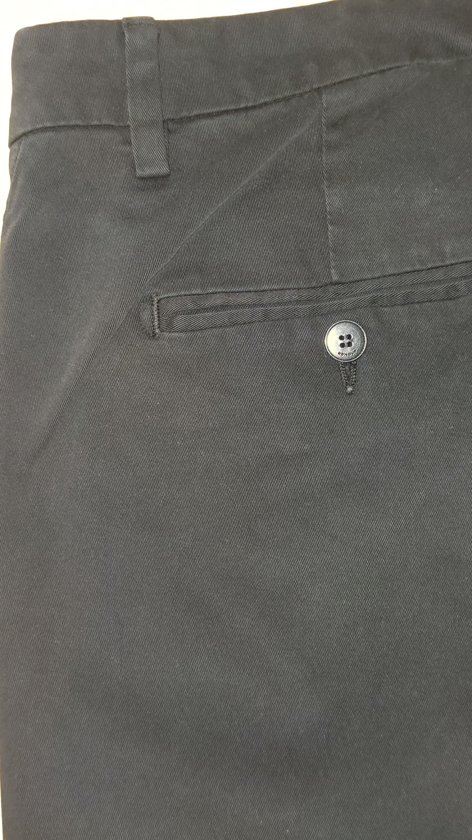 Dondup Charcoal Button Pocket Slim Trousers, Labelled 30, photo 7