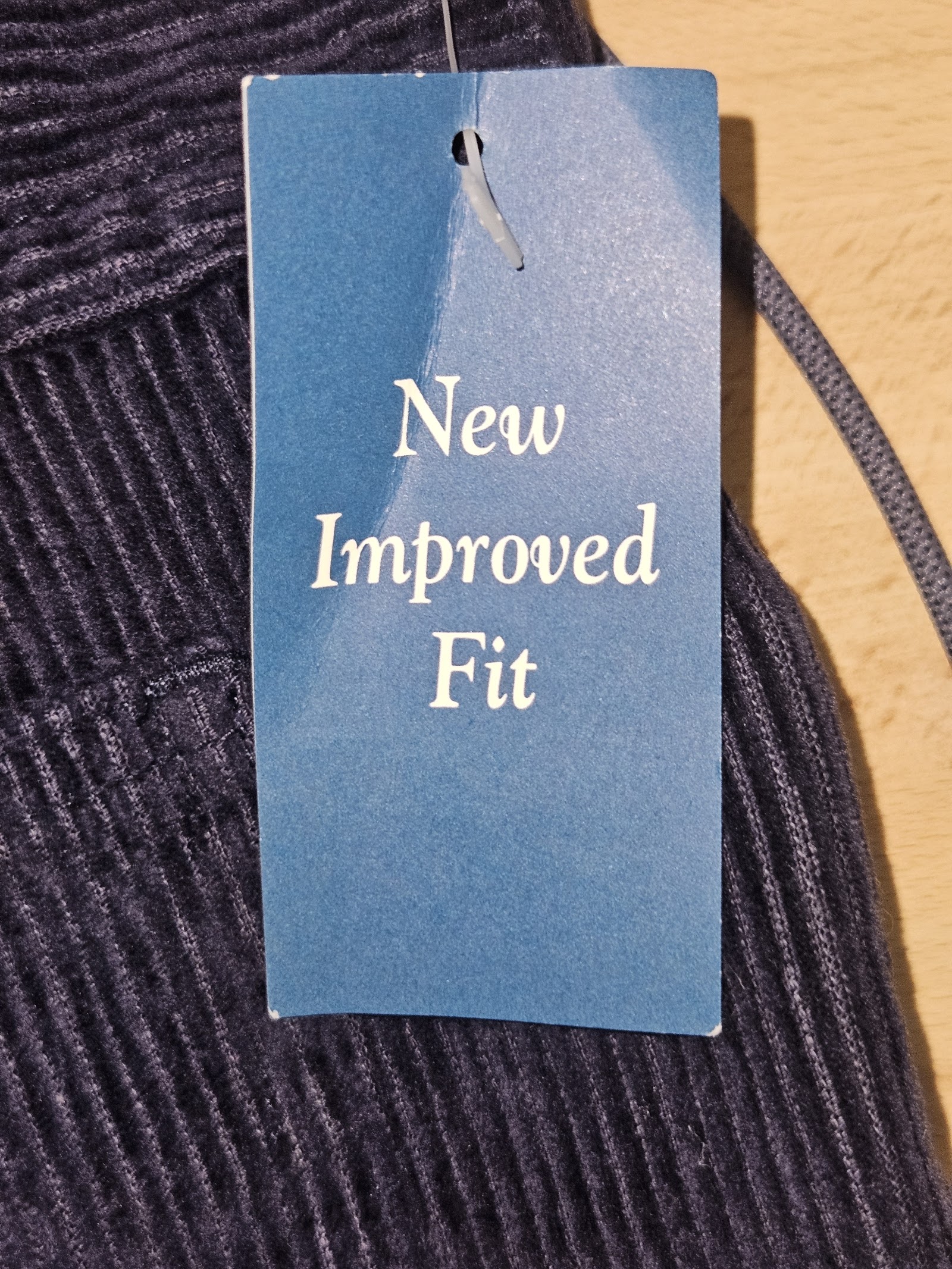 Genuine Authentic Jeanswear Navy straight-leg corduroy trousers with tags, W44 L31, photo 4