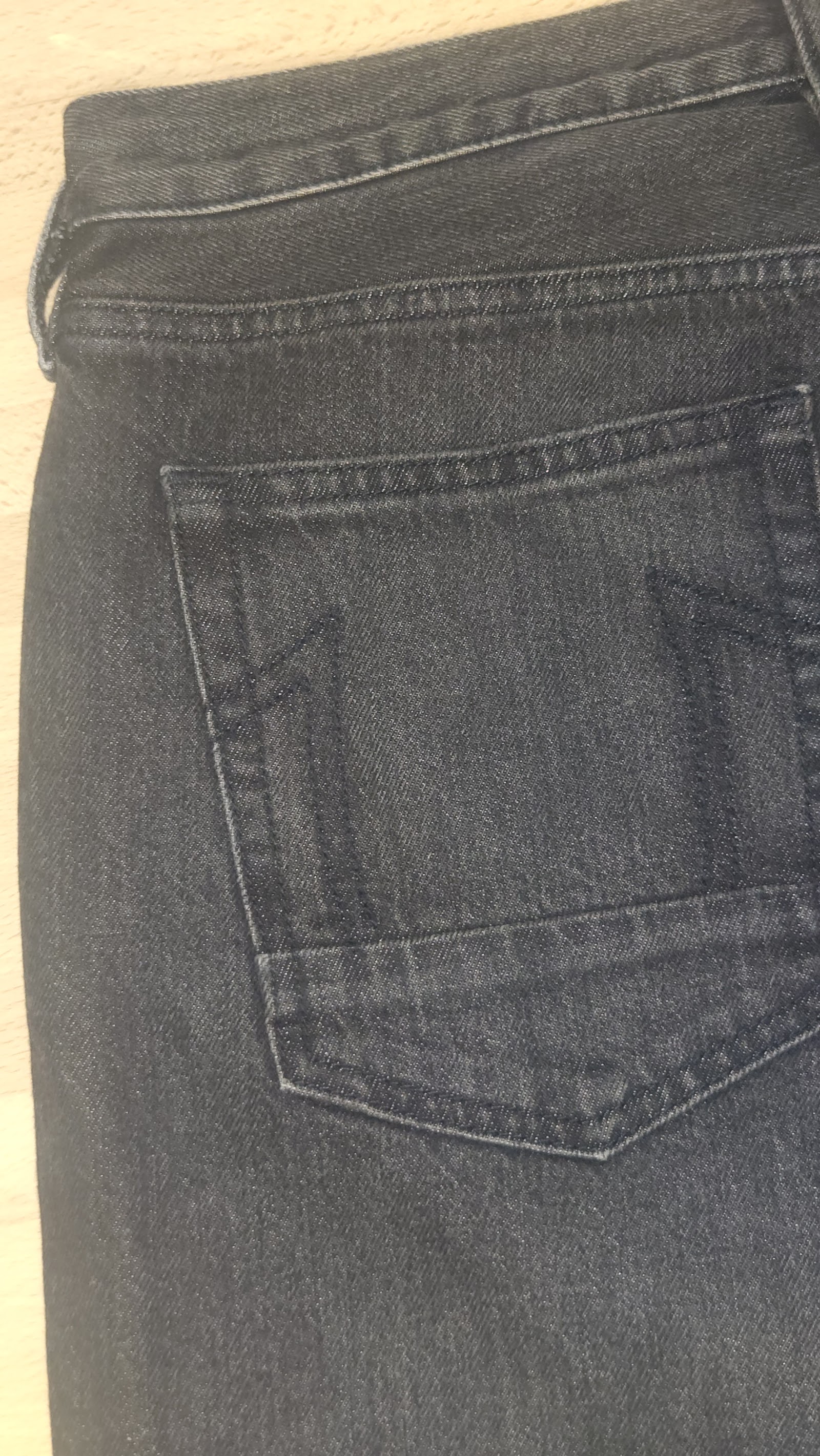 True Religion Ricky Washed Black Straight Jeans, W32, photo 10