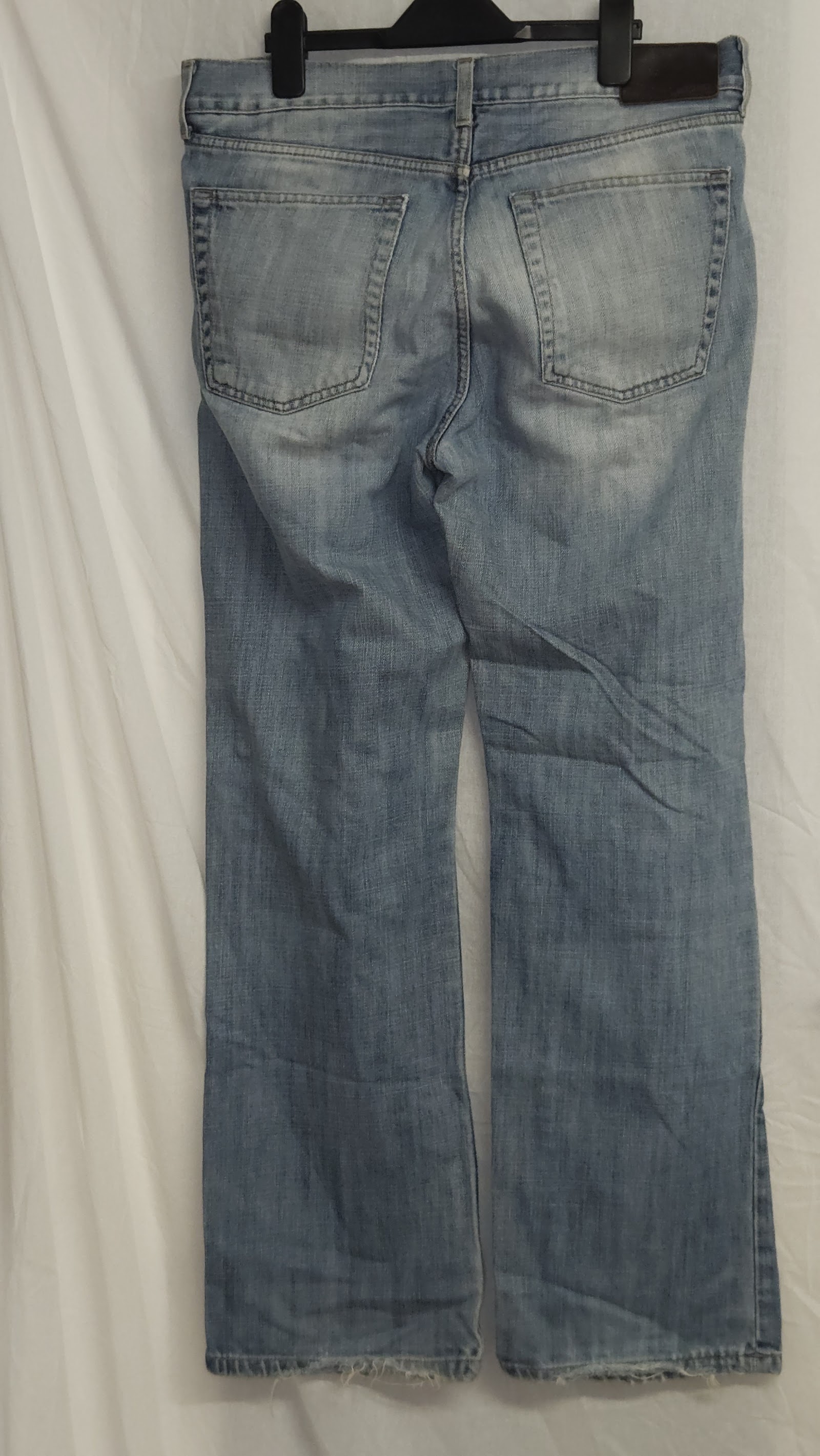 Massimo Dutti Leisure Line Washed Blue Straight Jeans, USA 34 / EUR 44 (labelled), photo 2