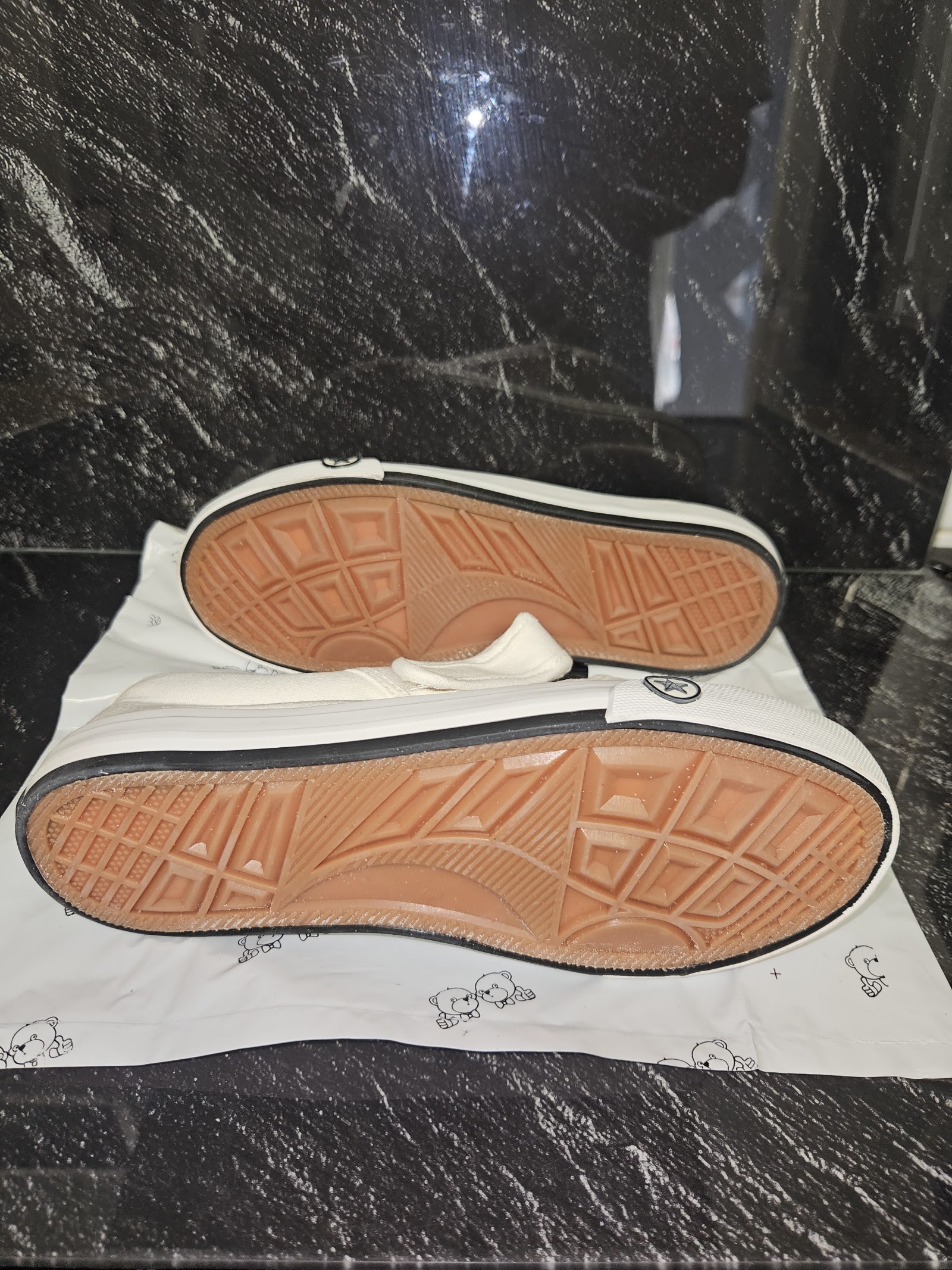 Genuine Leicarjion White Triple-Strap Platform Trainers Size EU 36 UK 3, EU 36 / UK 3 / CN 230, photo 5
