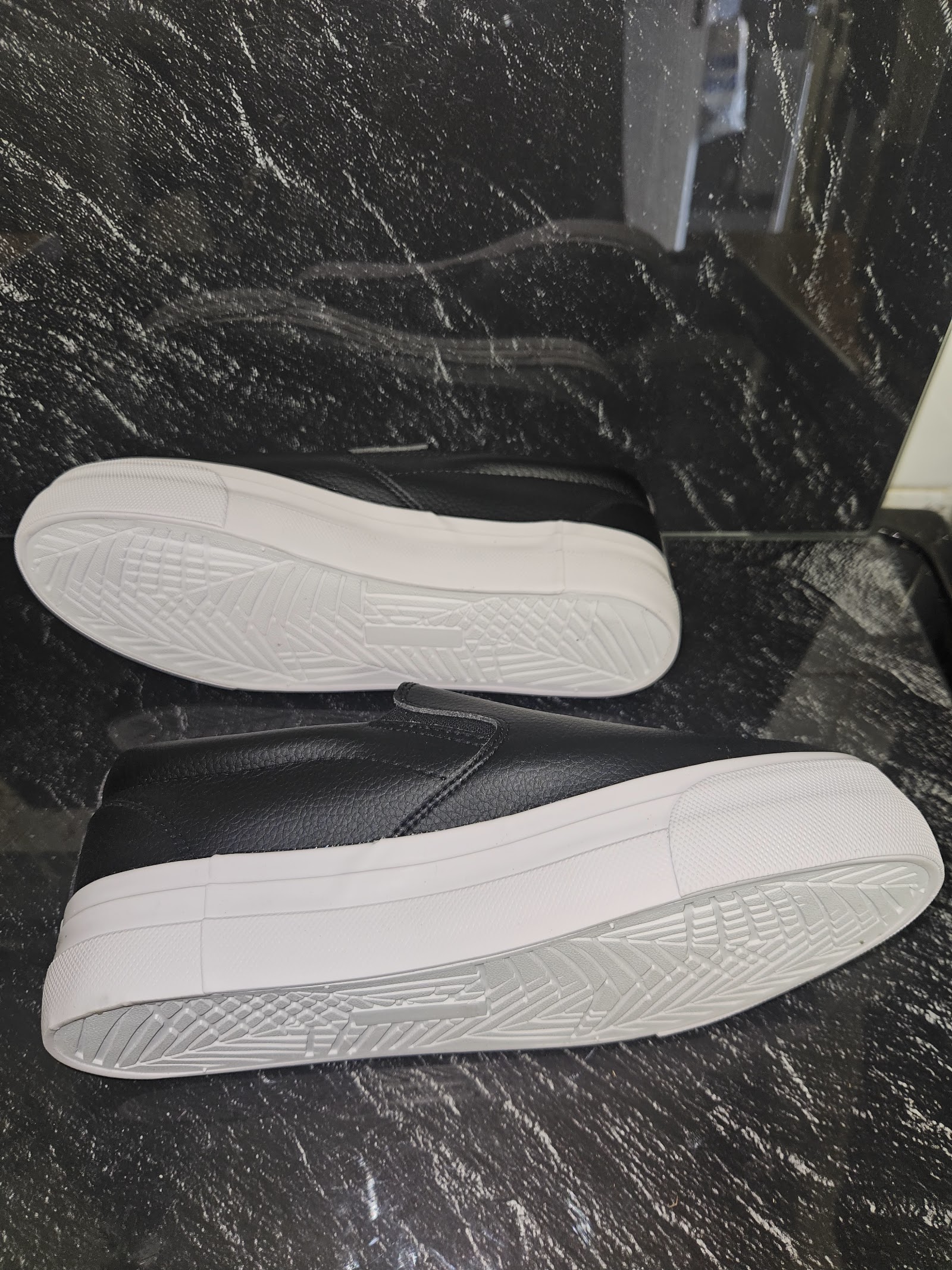 Genuine HUANQIU 1958 Black Slip-On Platform Trainers Size EU 37 UK 4, EU 37 / UK 4 / CN 235, photo 7