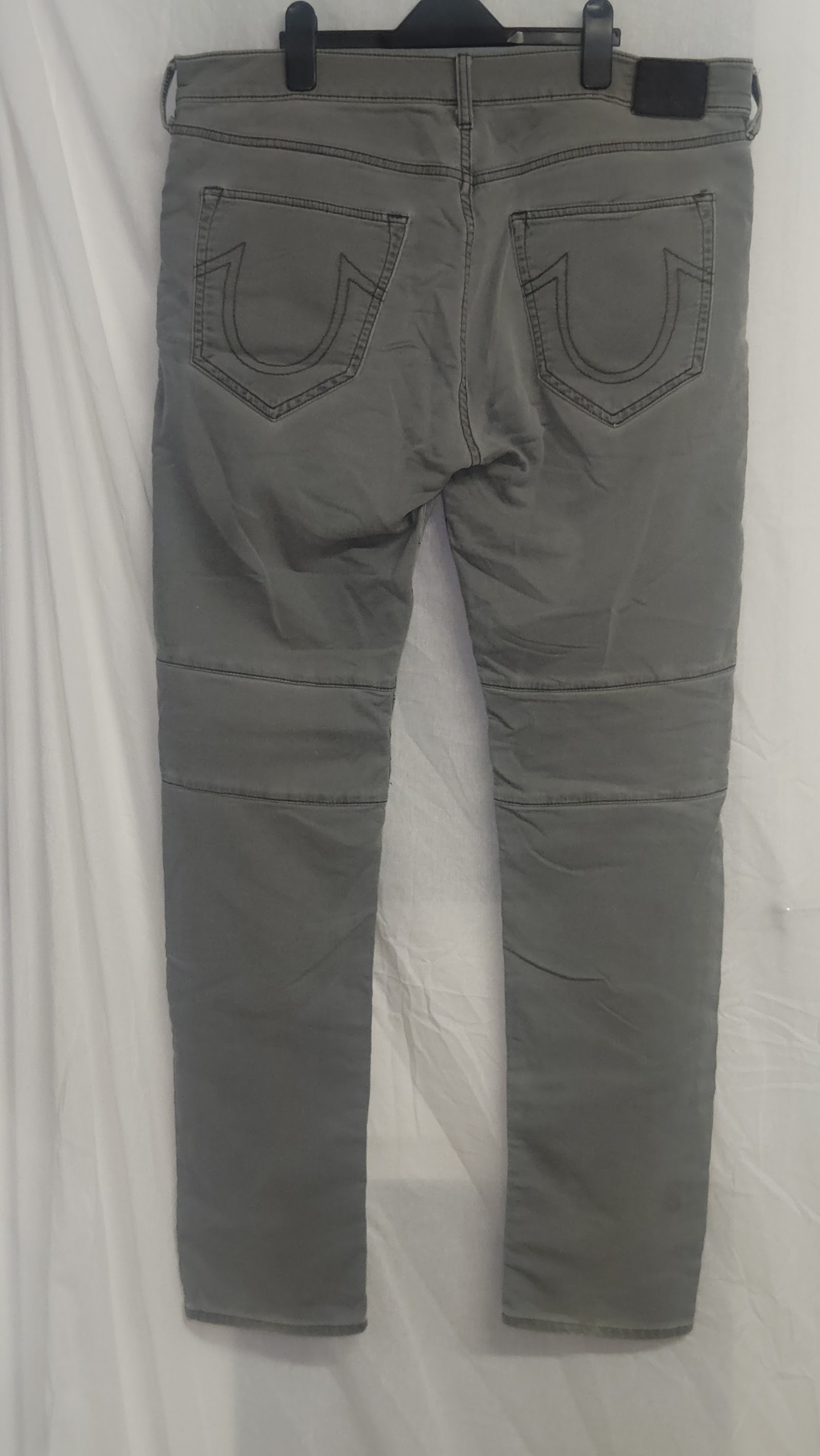 True Religion Rocco Olive Green Relaxed Skinny Jeans, W36, photo 2