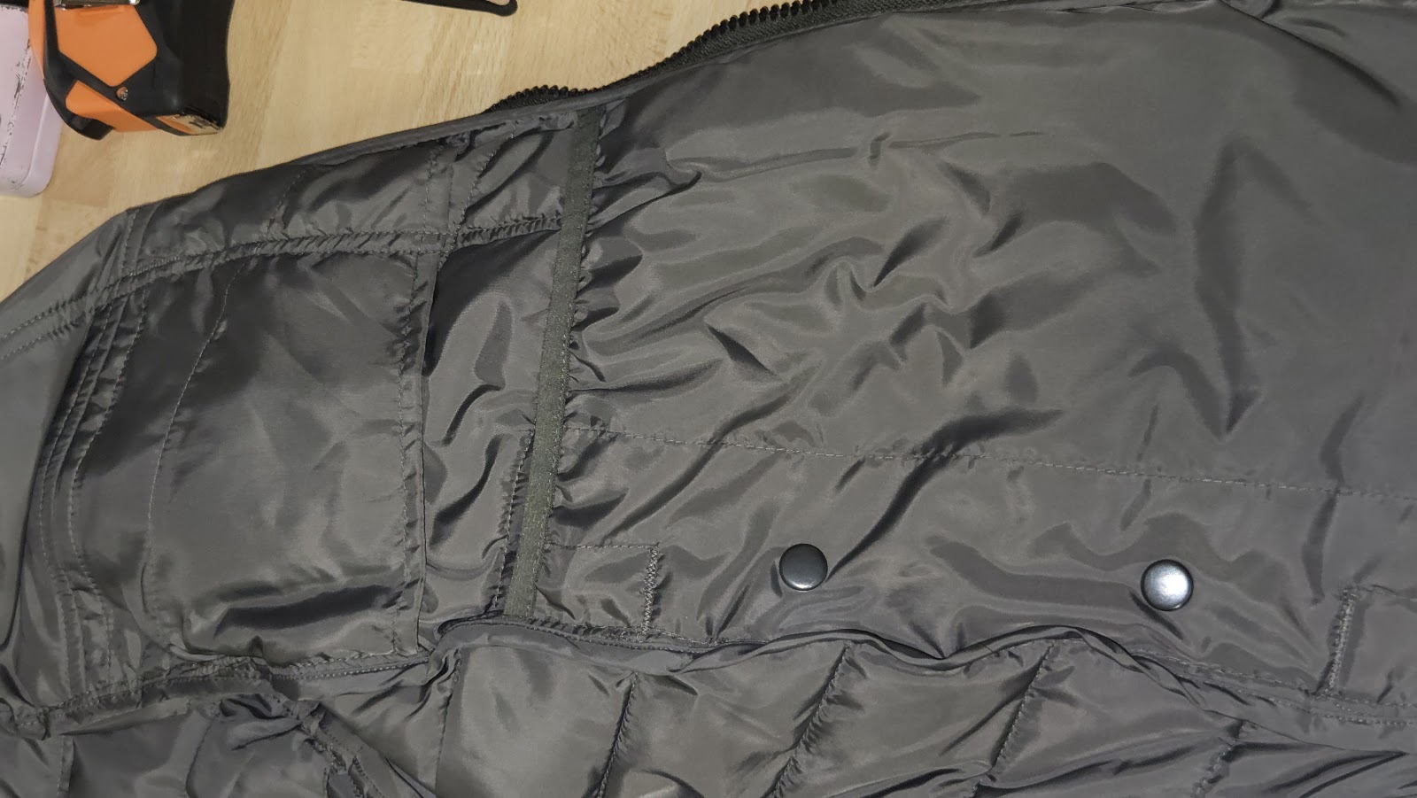 G-Star RAW Charcoal Quilted Zip Jacket, L (labelled), photo 7