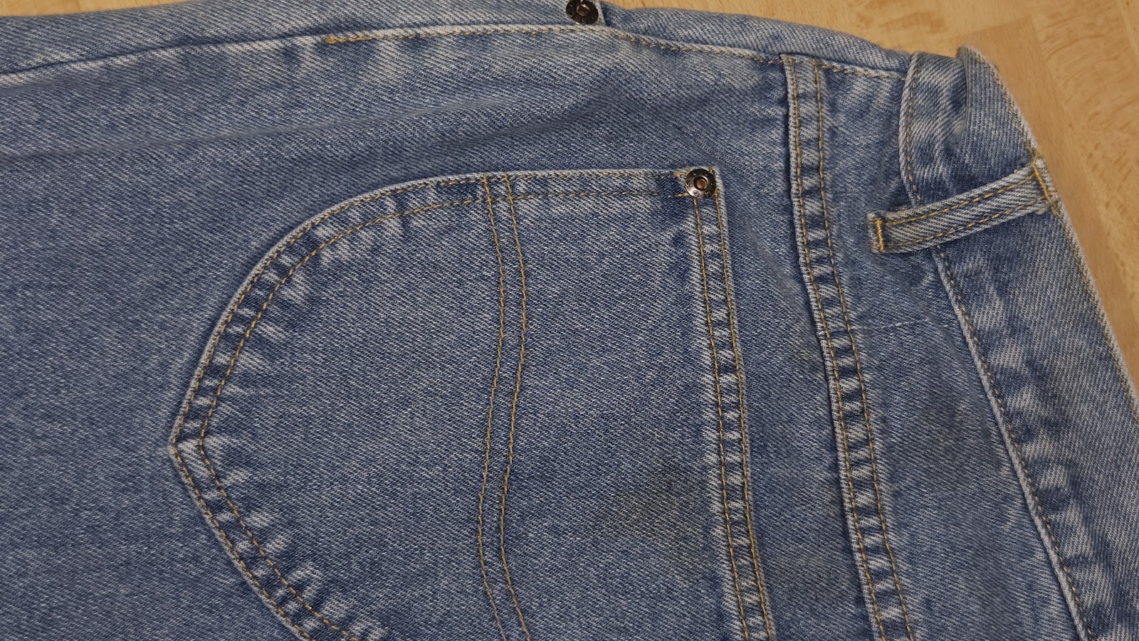 Unbranded Light Blue Loose Leg Cotton Jeans, 22 (labelled; system unspecified), photo 8
