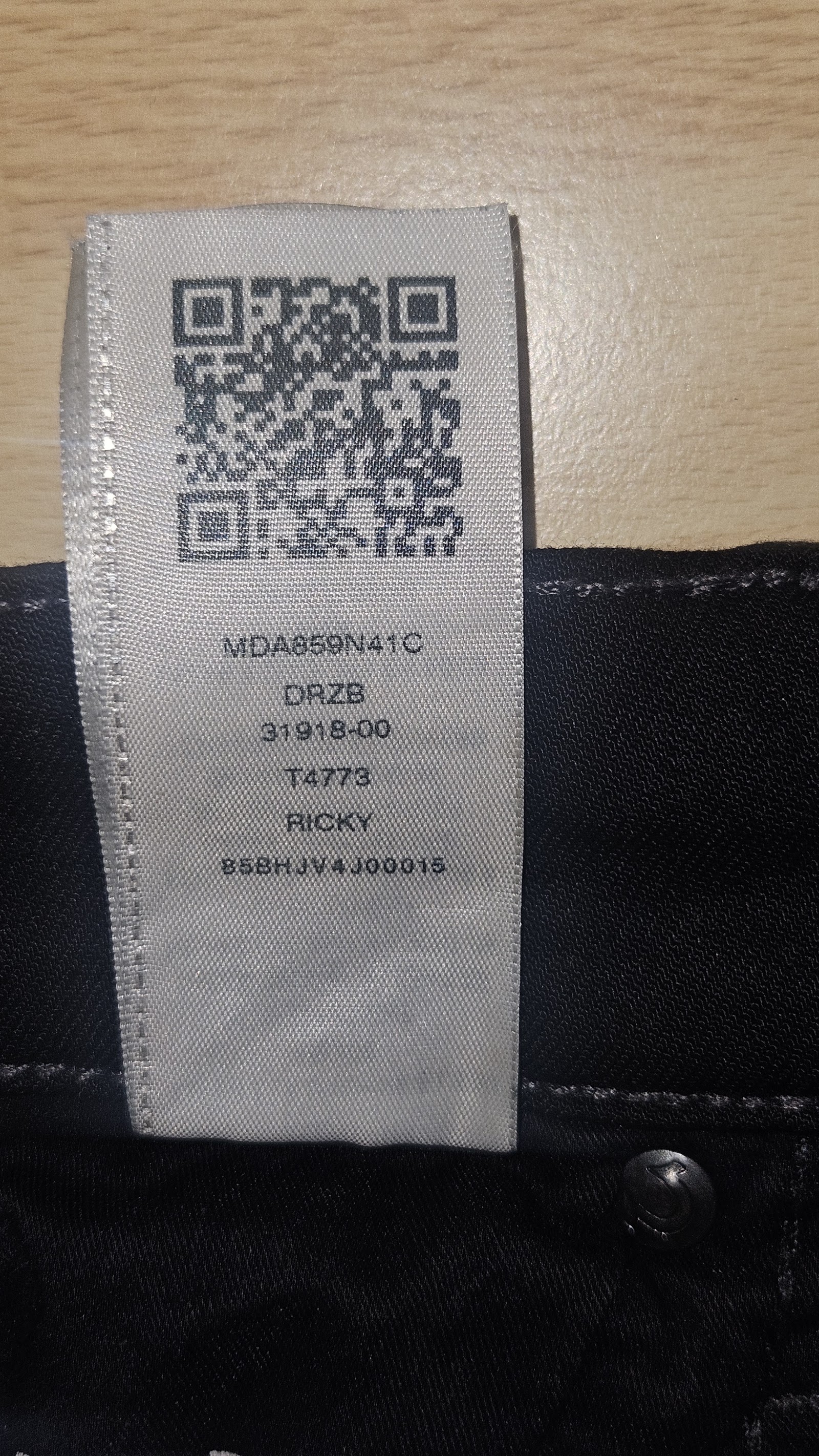 True Religion Ricky Black Flap Pocket Relaxed Straight Jeans, W36, photo 8