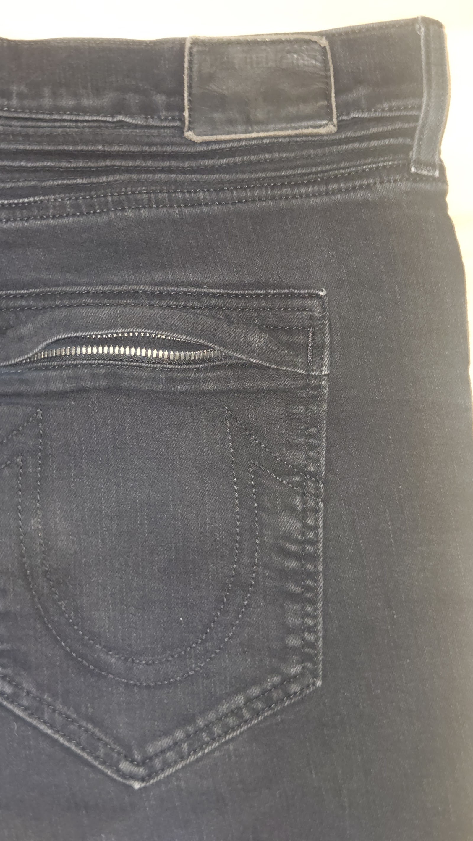 True Religion Rocco Washed Black Relaxed Skinny Jeans, W36, photo 3