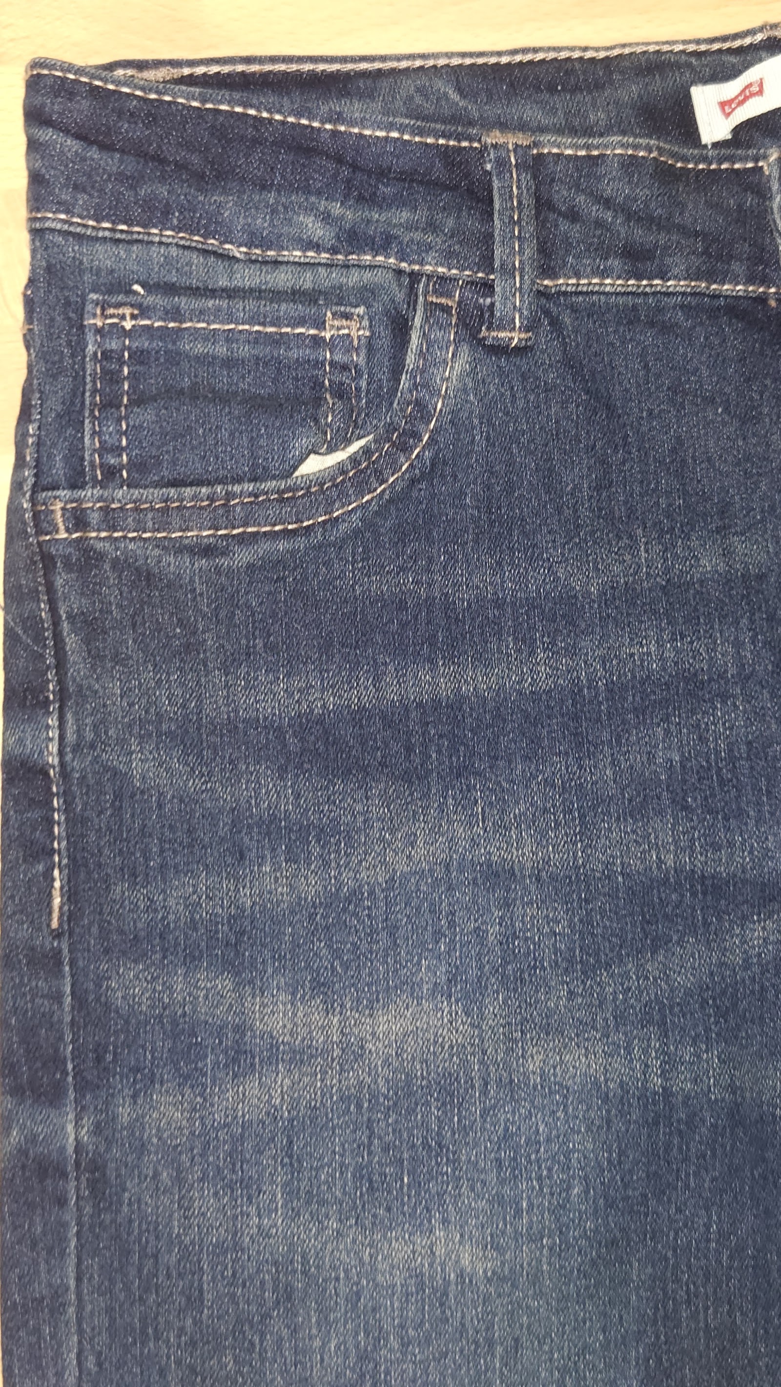 Levi's 710 Super Skinny Blue Jeans, 14A / 158 cm (labelled), photo 4