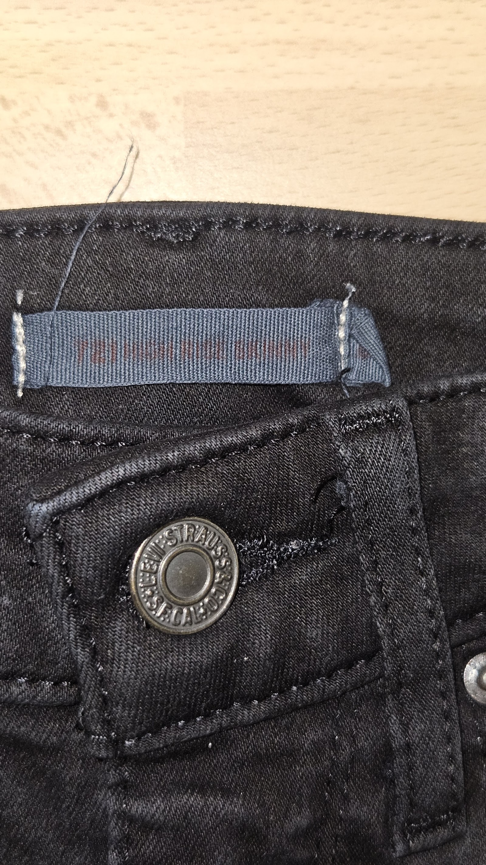 Levi's Washed Grey Water<Less Jeans, W24 L30 (labelled), photo 8
