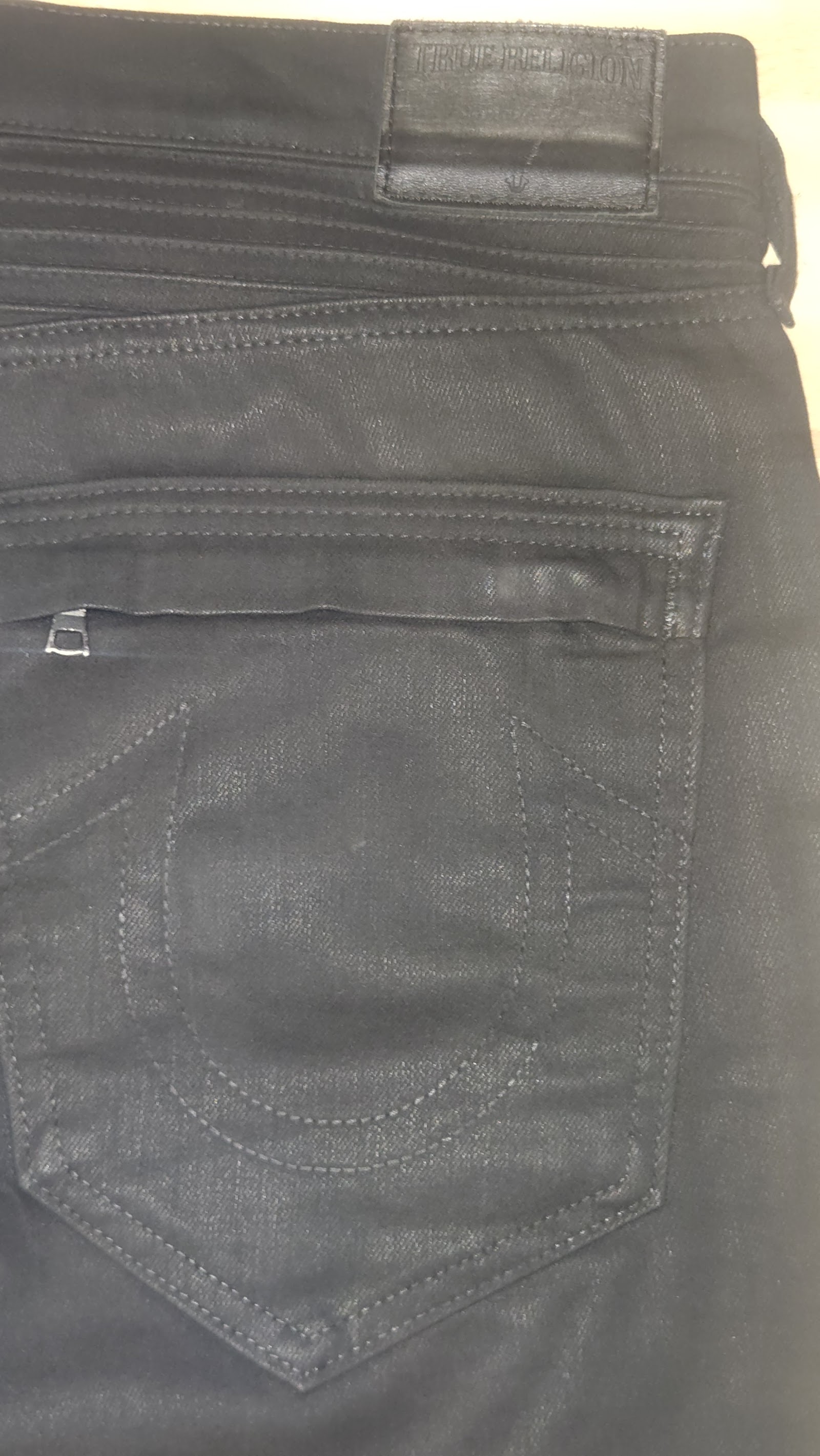 True Religion Rocco Black Classic Slim Jeans, W36, photo 7