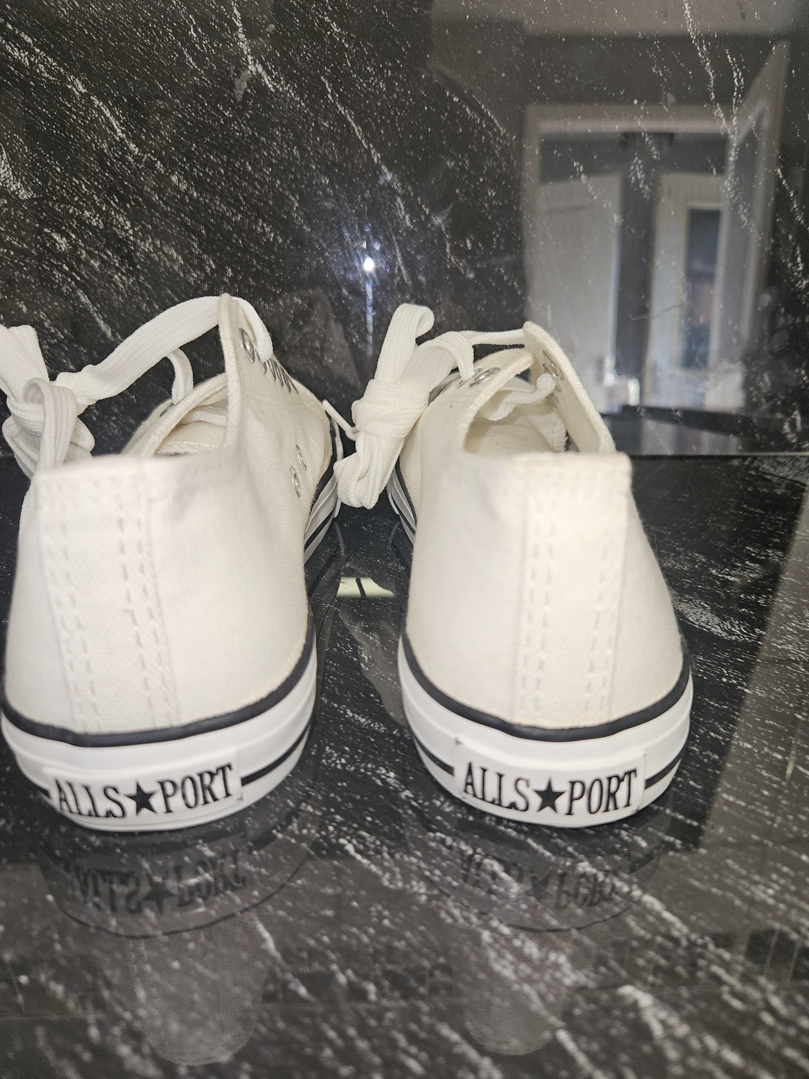 Genuine BO+FENG White Canvas High-Top Trainers Size EU 35 UK 2.5, EU 35 / UK 2.5 / CN 225, photo 4