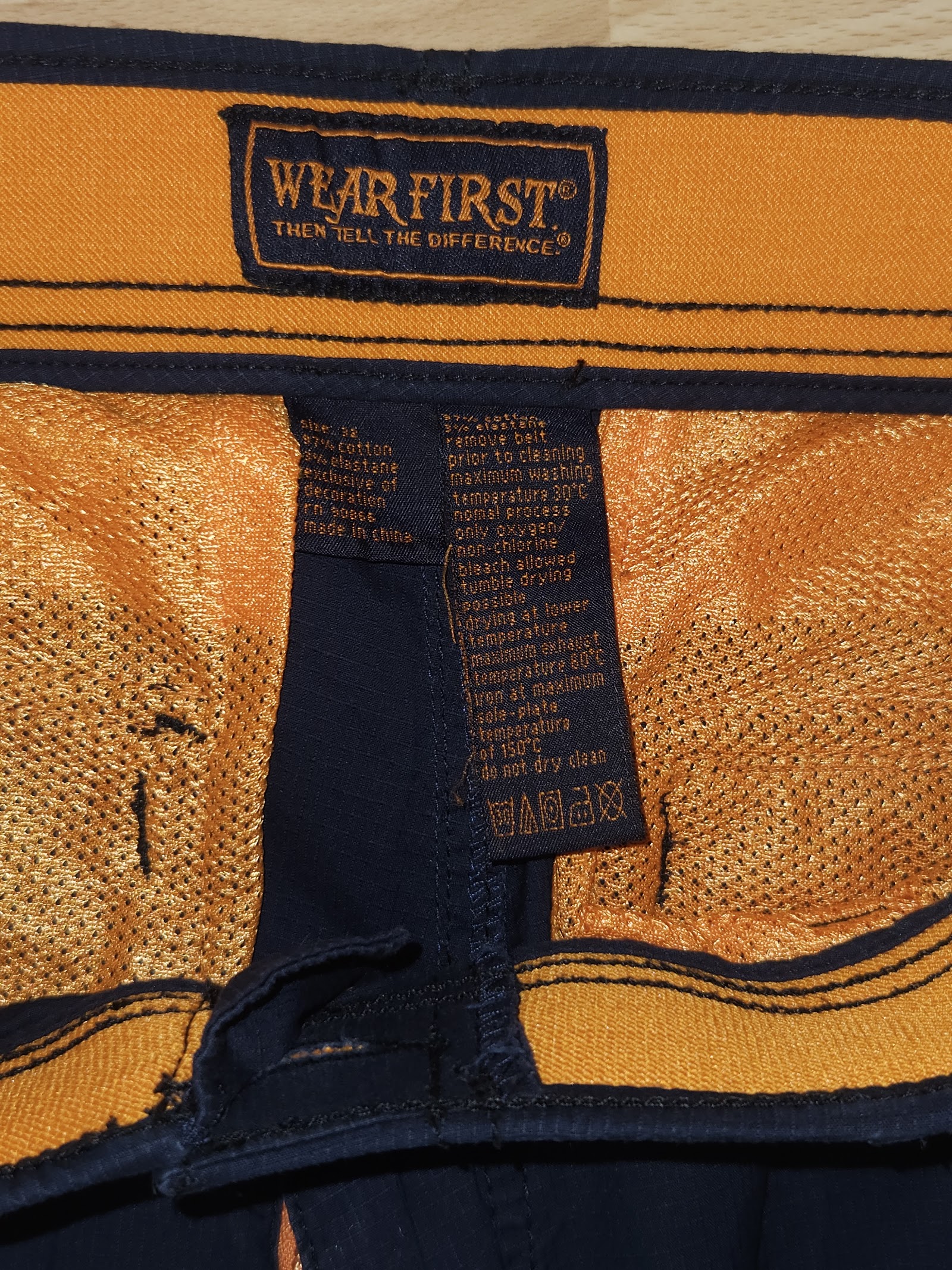 Genuine Wear First Navy cotton cargo shorts, W33, photo 3