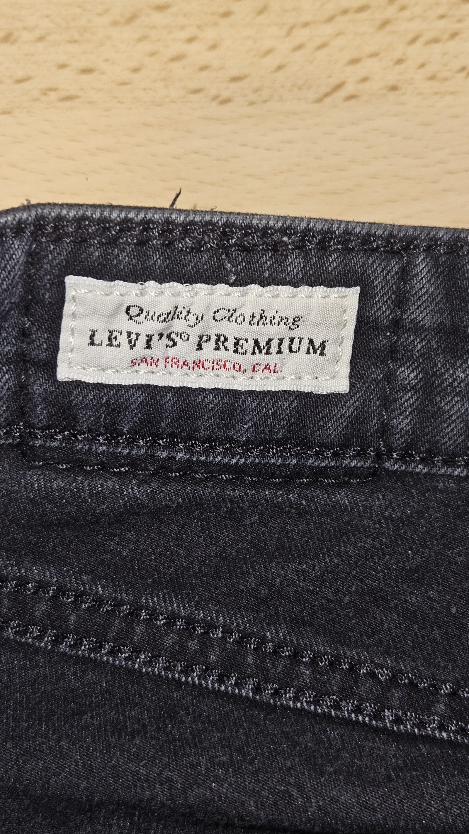 Levi's Dark Blue 10 Husky Jeans, W30 L26 (labelled), photo 13